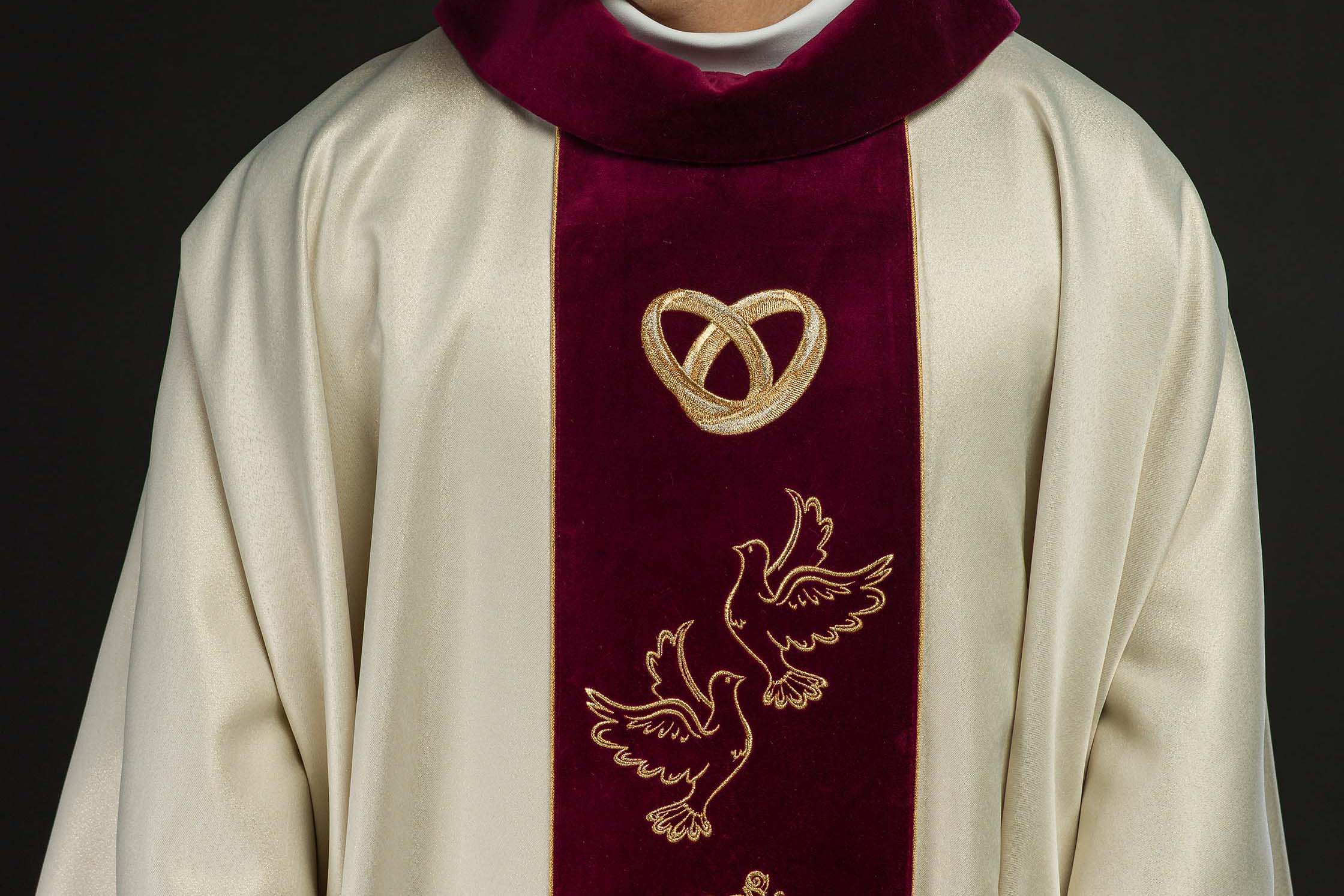 Wedding Vestments: Symbolism and Aesthetics - CHASUBLES.COM