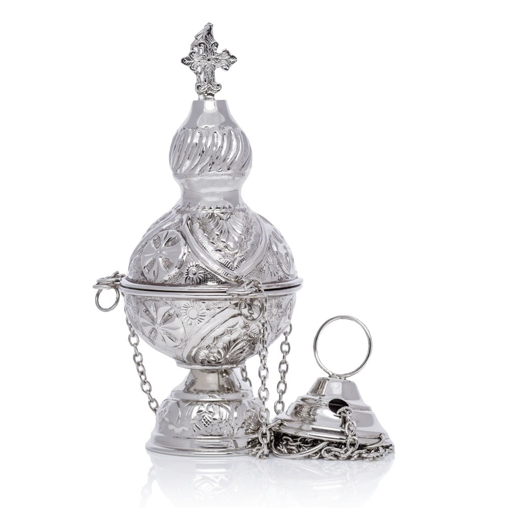 Trybularz - mosiΔ
dz - nikiel - 23 cm - ORNATY.PL