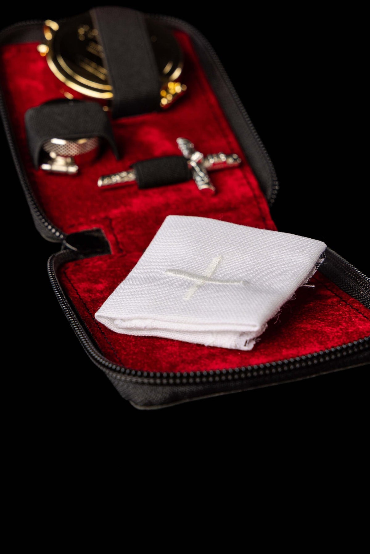 Burse with Liturgical Accessories in a Hard Case