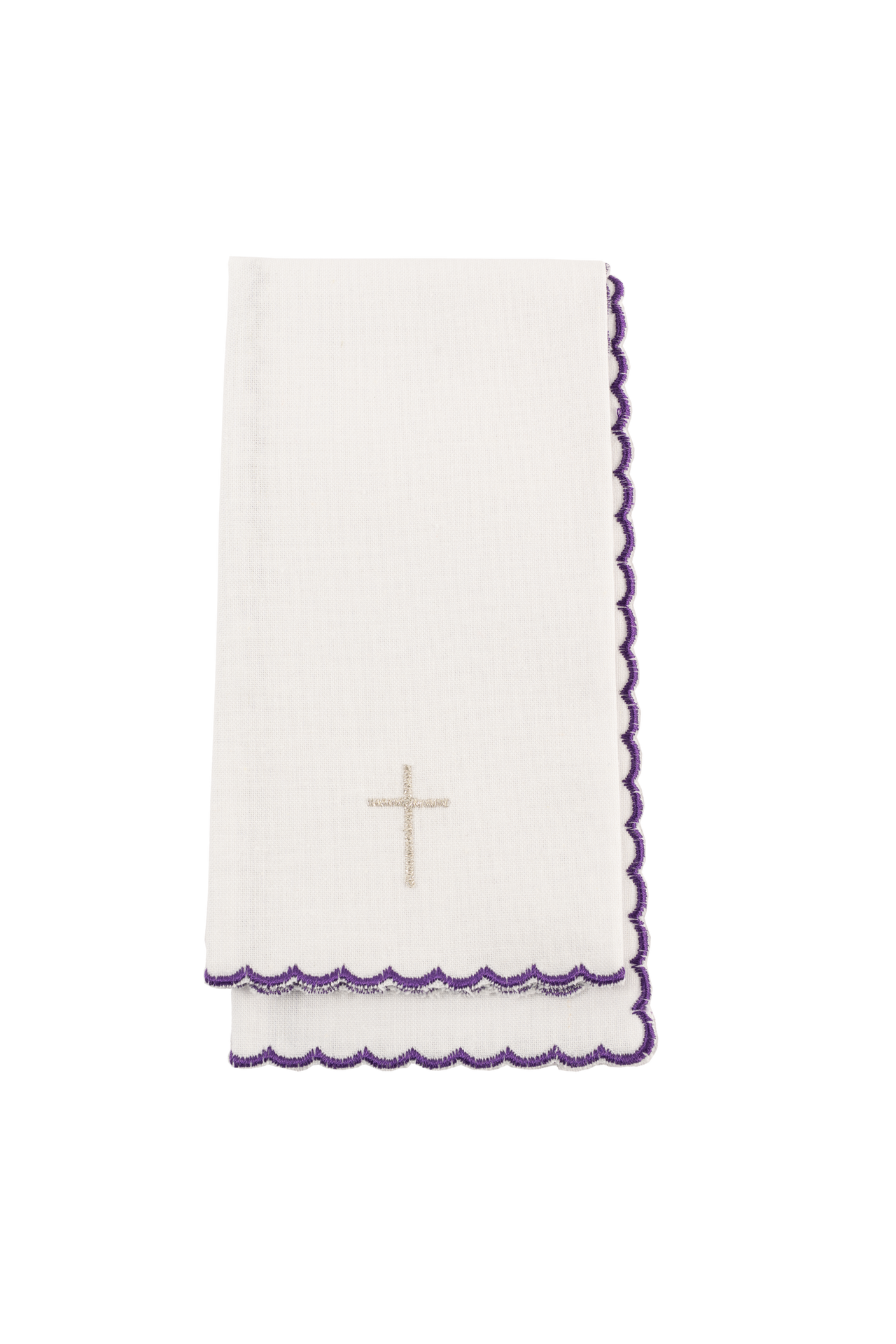 Embroidered chalice linens set Stations of the Cross