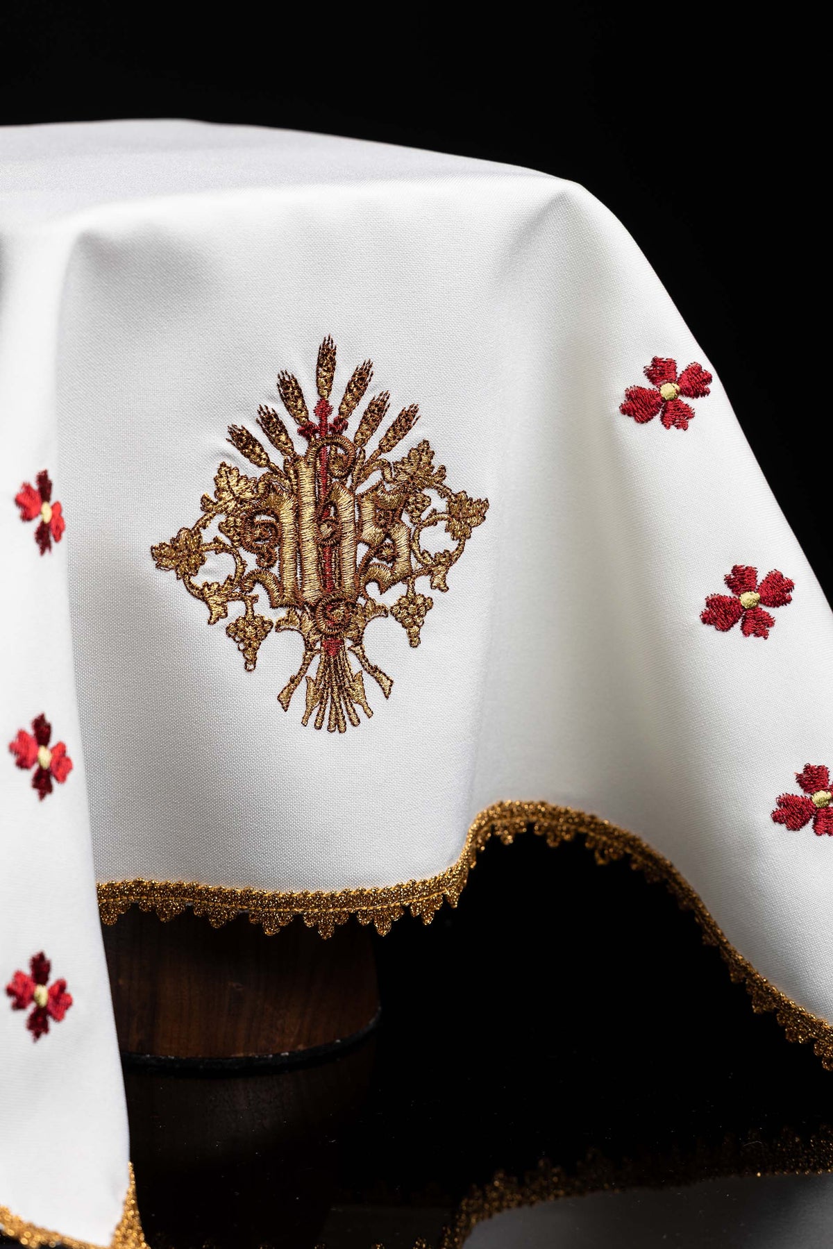 Chalice Veil with Embroidered IHS Motif