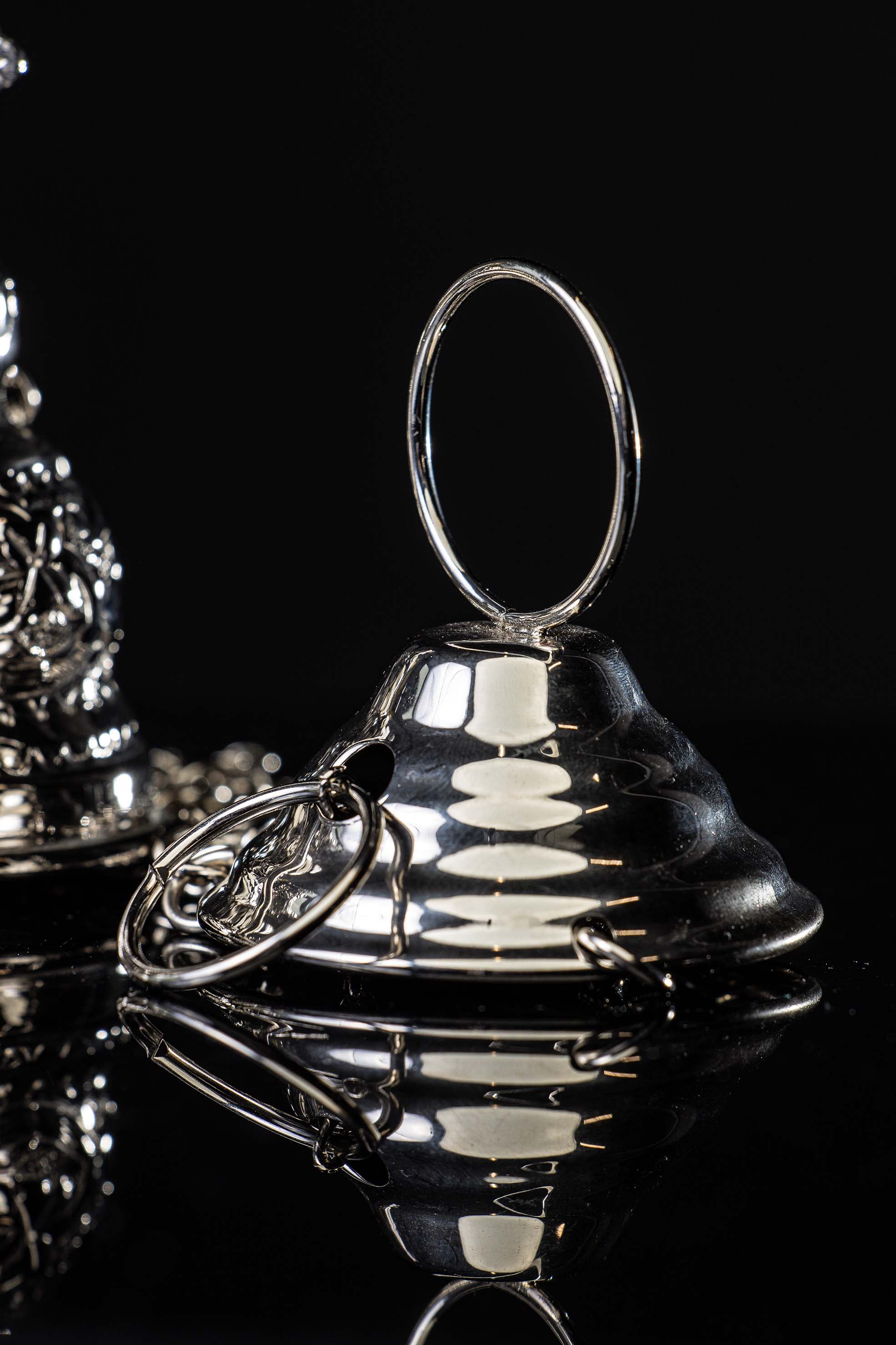 Thurible - brass - nickel - 19 cm