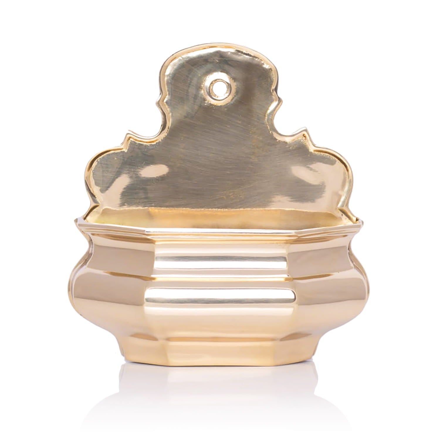 Brass Holy Water Font HWF-1006 - CHASUBLES.COM