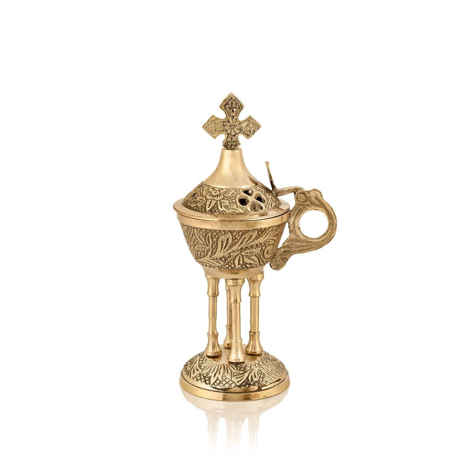 Brass Incense Censer PO-35 - CHASUBLES.COM