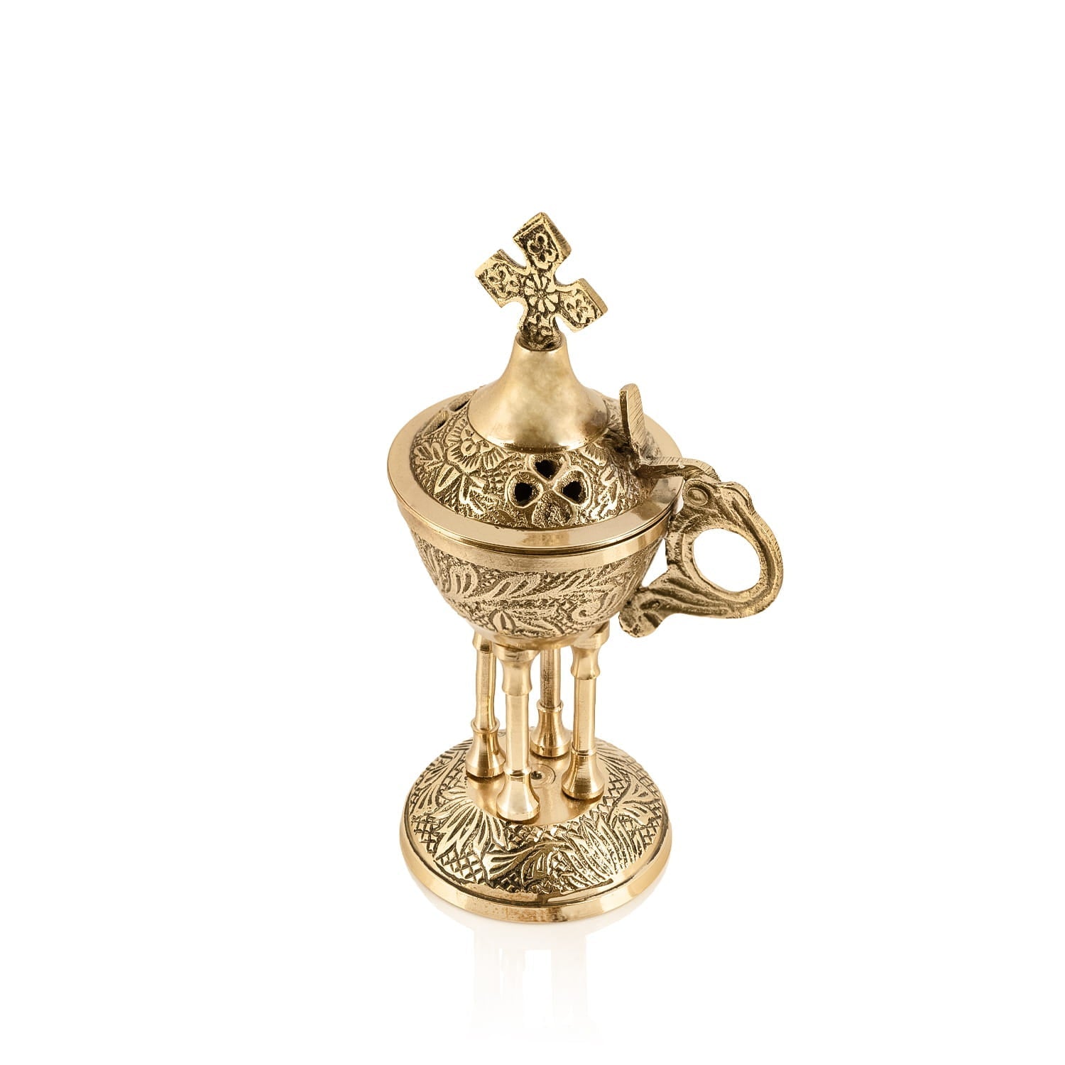 Brass Incense Censer PO-35 - CHASUBLES.COM
