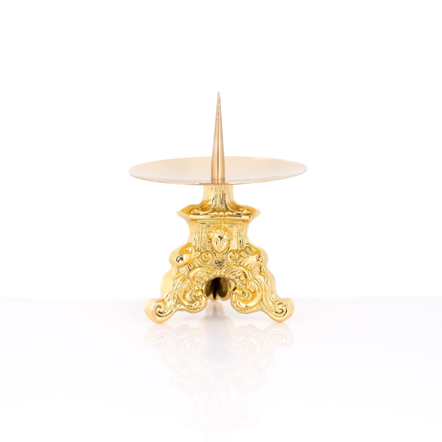 Candlestick - brass - 8 cm CA - 1064A - HAFTINAUSA.COM