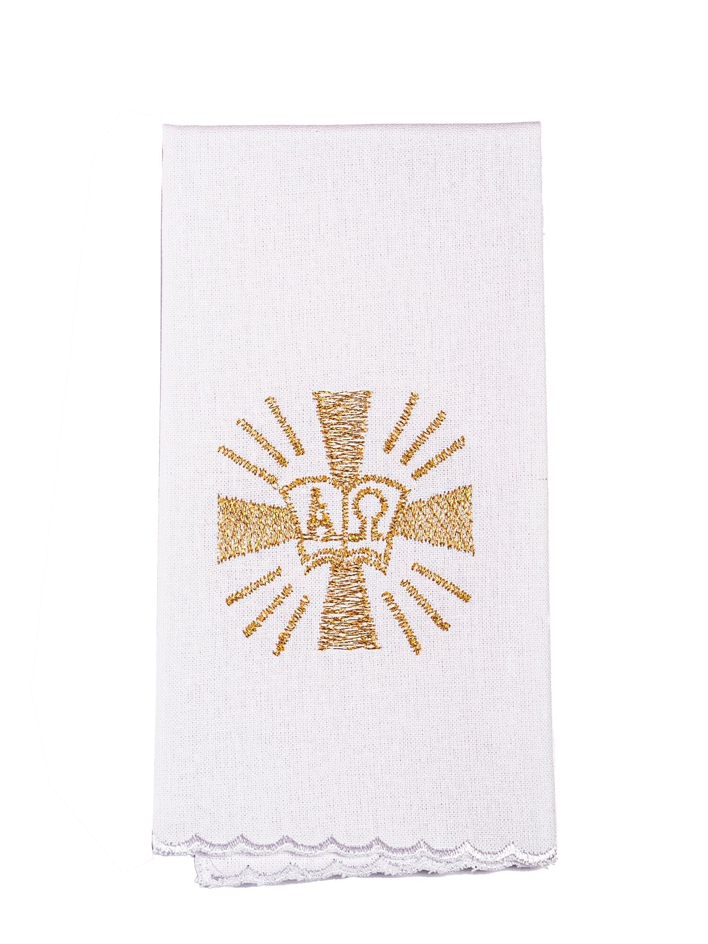 Chalice Linens Cross and Alpha Omega KK/006 - HAFTINAUSA.COM