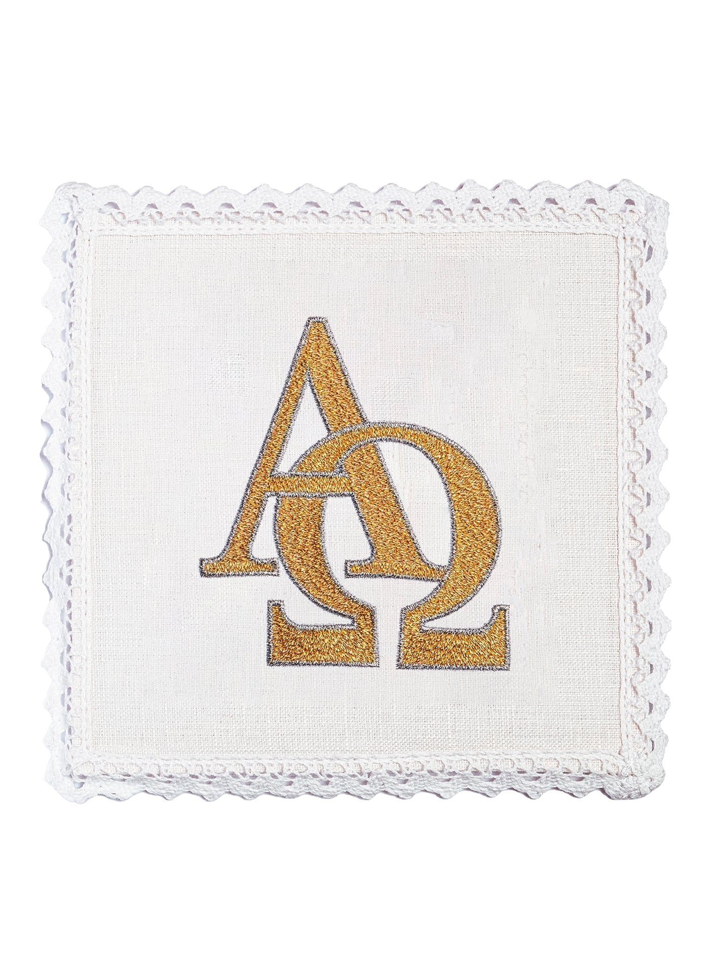 Chalice Linens Embroidered Alpha Omega KKL/177 - HAFTINAUSA.COM