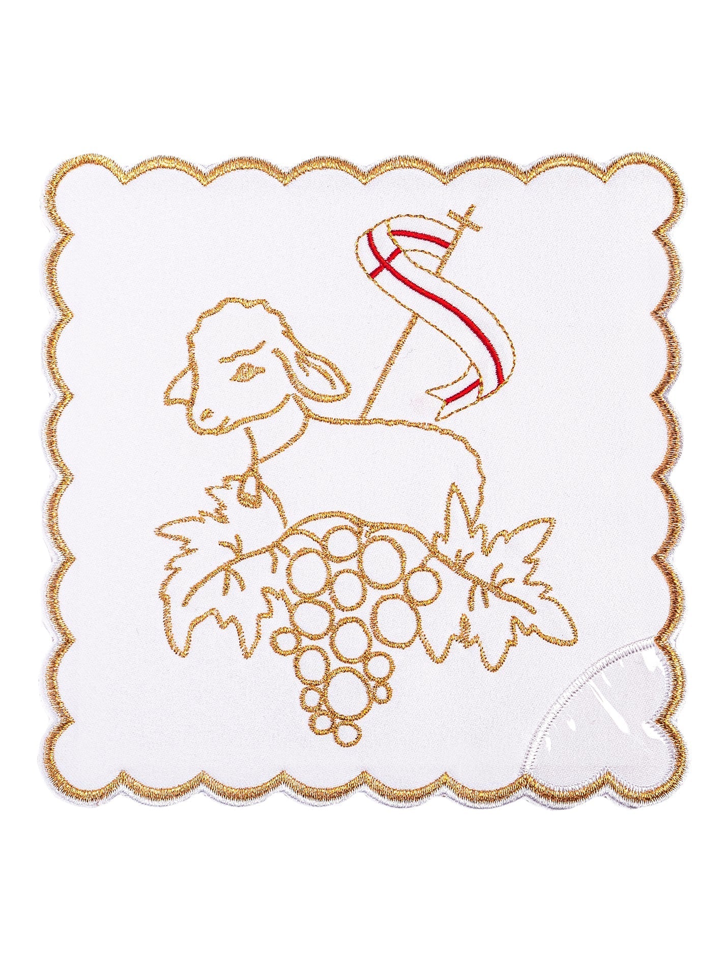 Chalice Linens embroidered with the Lamb of God symbol KK/127 - HAFTINAUSA.COM