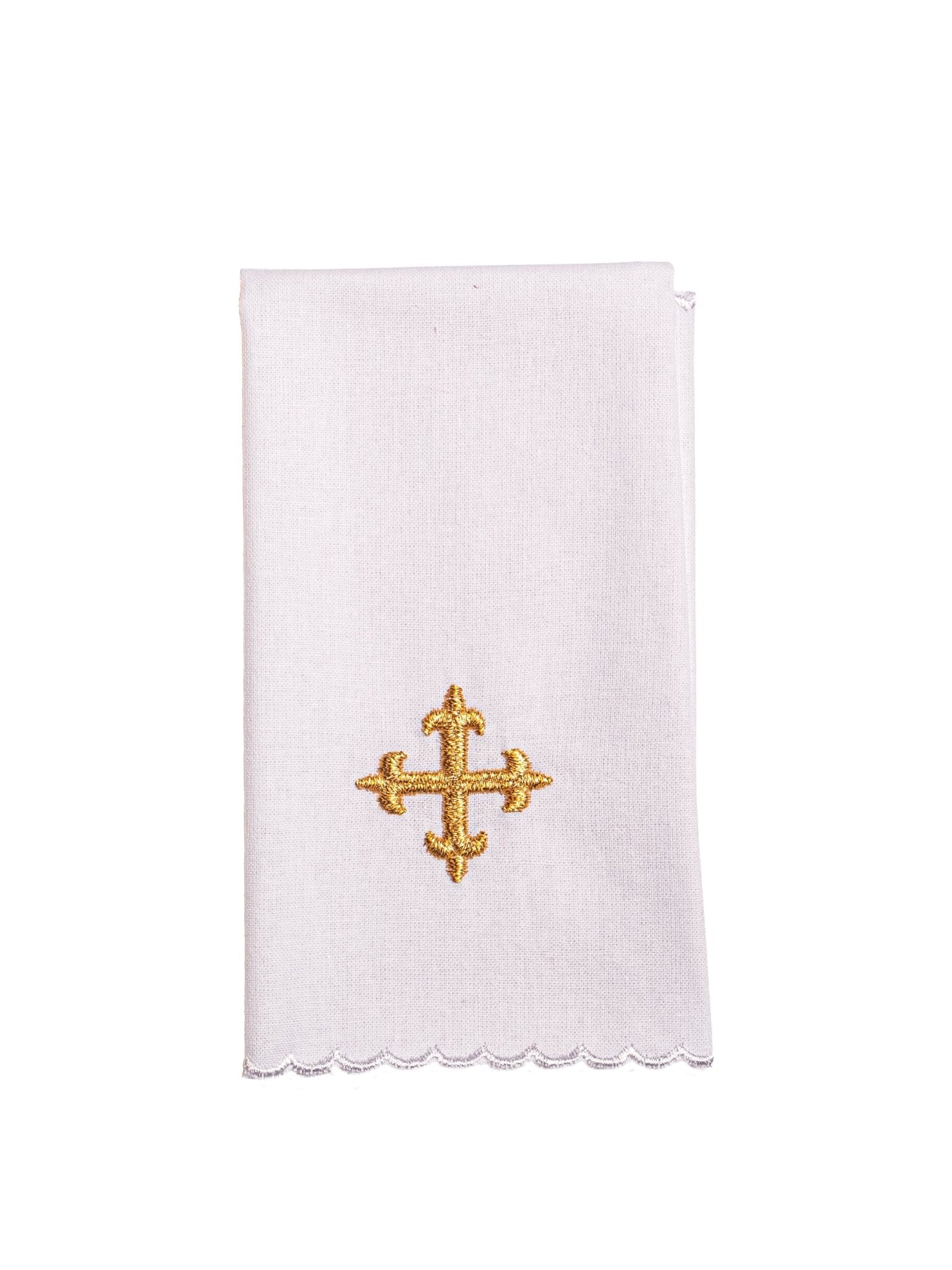 Chalice Linens with big IHS embroidery KK/168 - HAFTINAUSA.COM