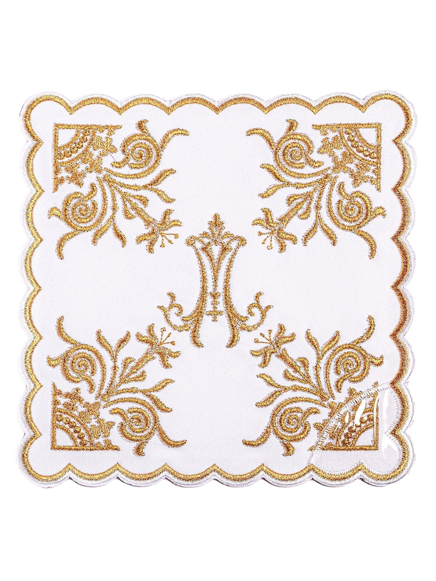 Chalice Linens with Colorful Marian Embroidery KK/077 - HAFTINAUSA.COM
