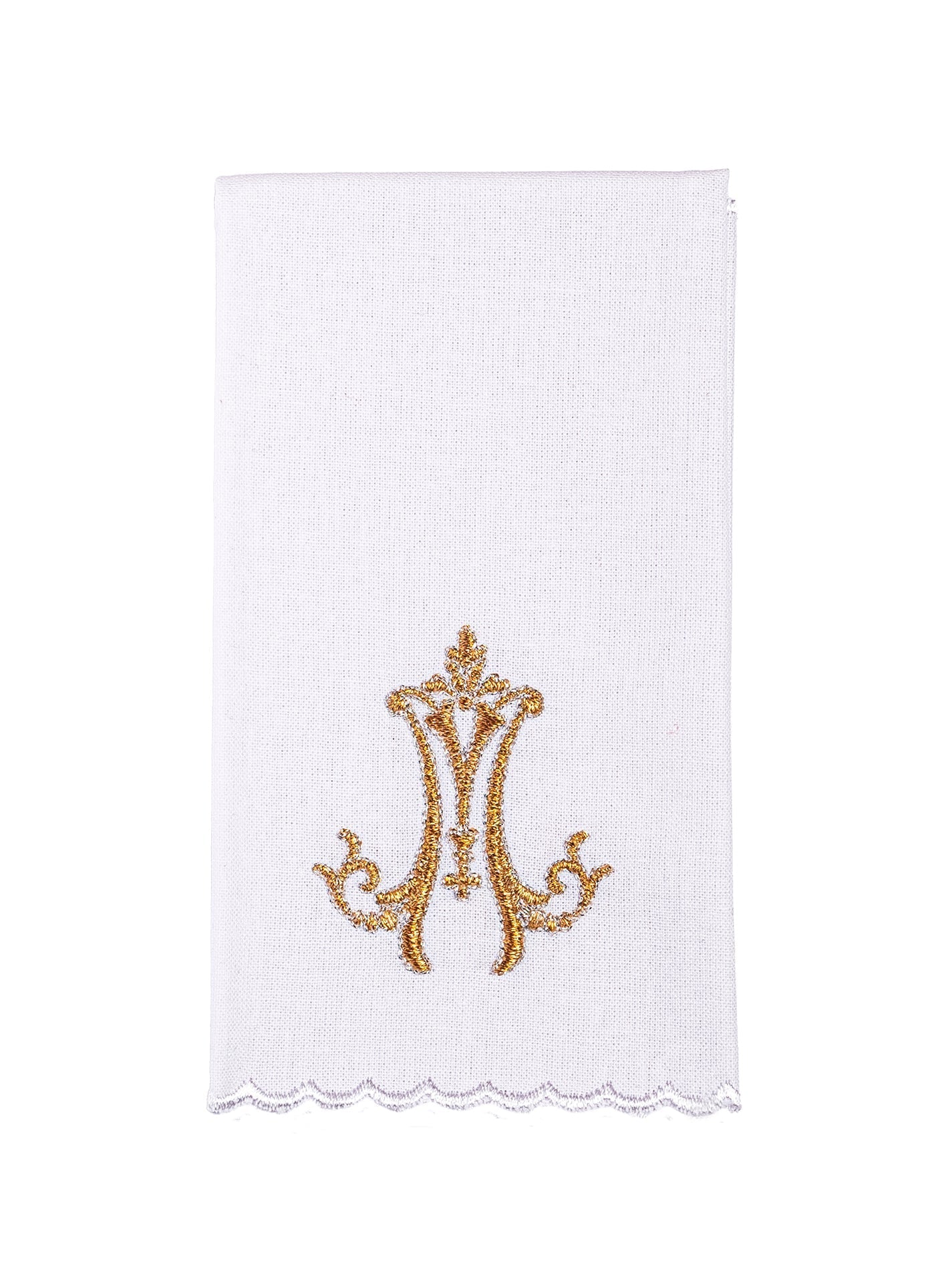 Chalice Linens with Colorful Marian Embroidery KK/077 - HAFTINAUSA.COM