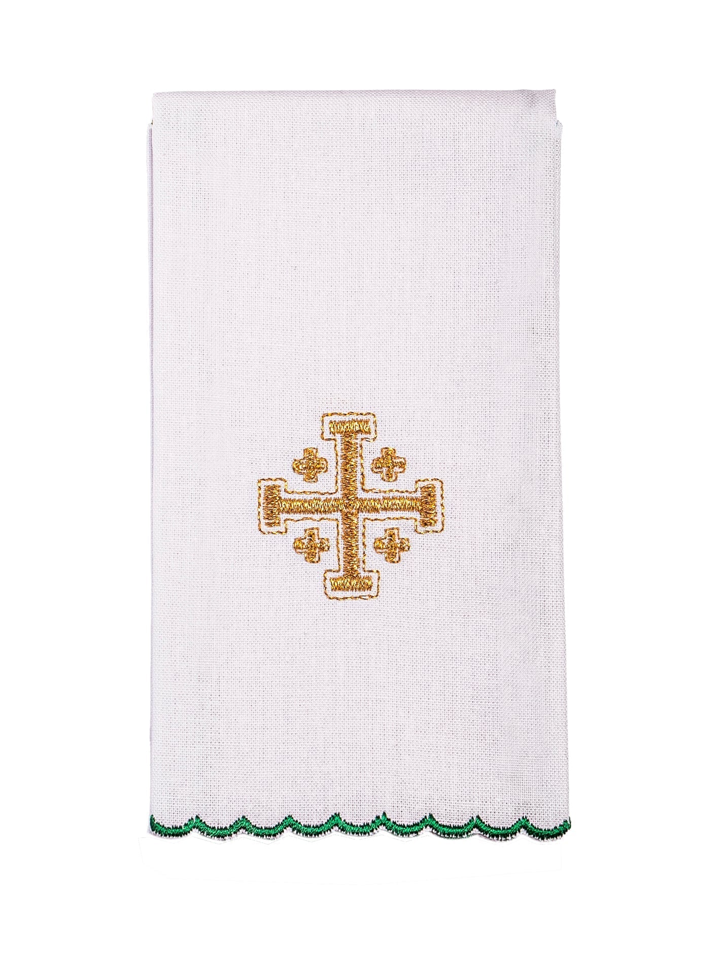 Chalice Linens with Cross Motif KK/030/01 - HAFTINAUSA.COM