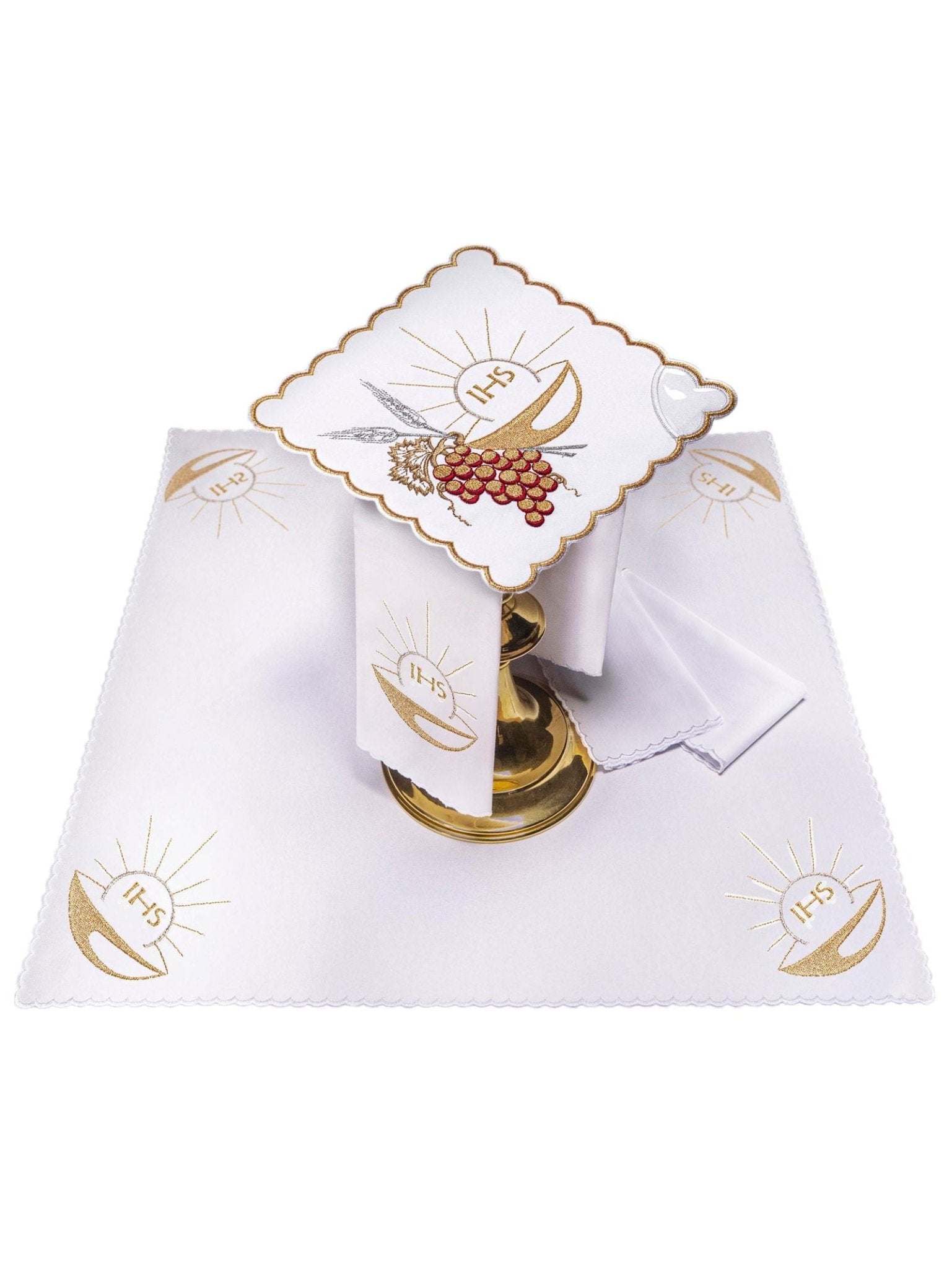 Chalice Linens with Eucharistic Chalice Embroidery KK/046 - HAFTINAUSA.COM