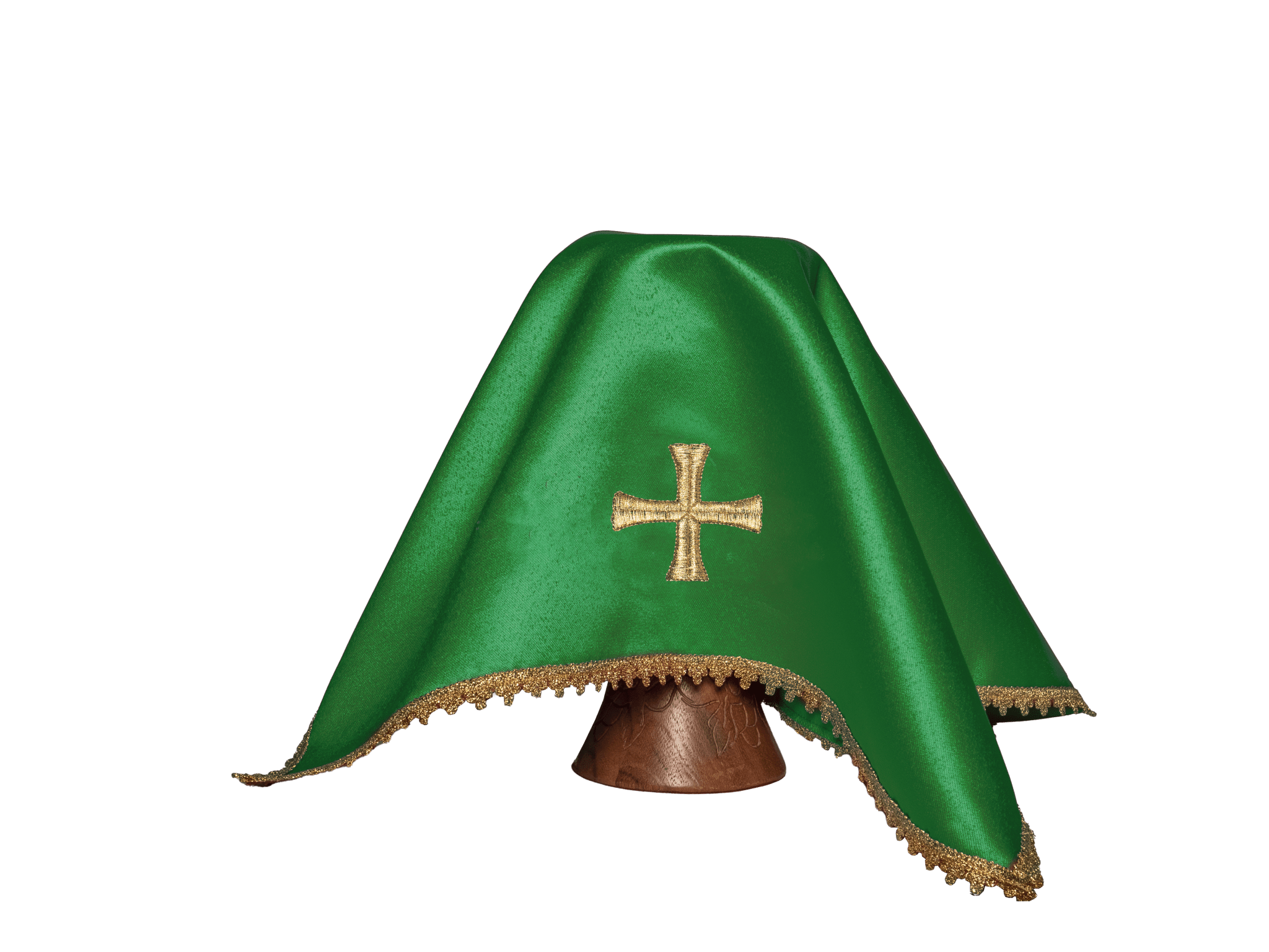 Chalice veil in 4 colors with golden cross embroidery KWB/002/20 50X50 (4szt) - HAFTINAUSA.COM
