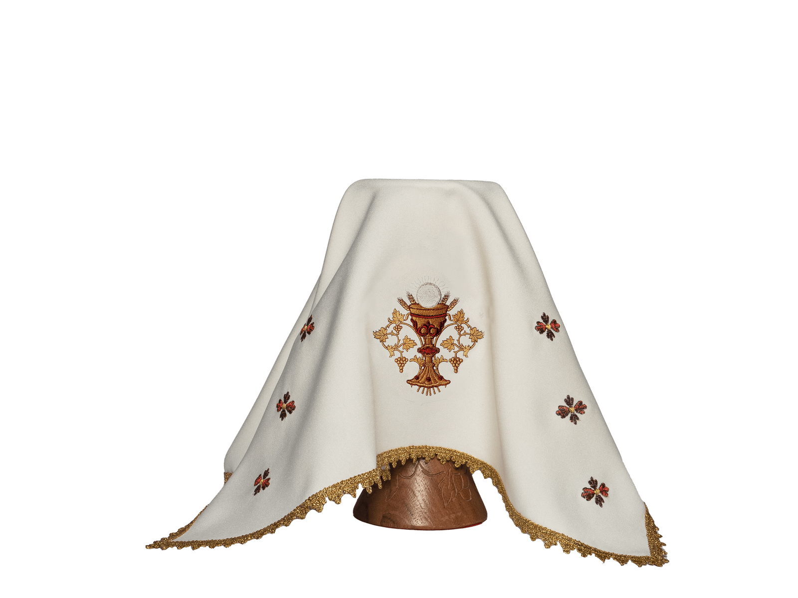 Chalice veil with host embroidery KWB/013 50X50 - HAFTINAUSA.COM
