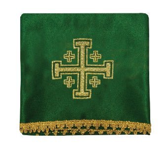 Chalice veil with Jerusalem Cross set of 4 pieces KWB/006/20 50X50 (4szt.) - HAFTINAUSA.COM