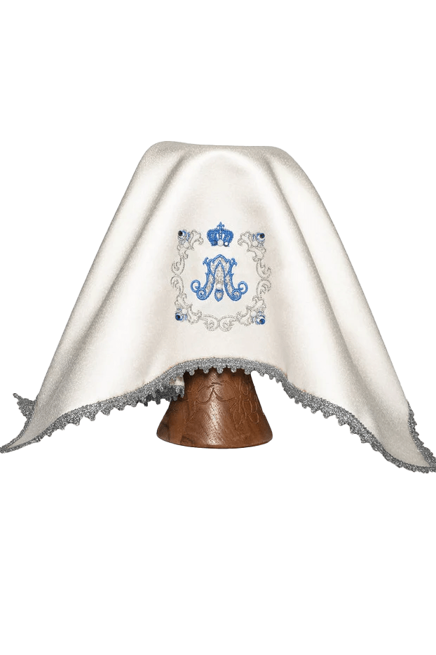 Chalice veil with Marian embroidery LE/4501 50*50 - HAFTINAUSA.COM