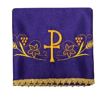 Chalice veils with PAX embroidery (4 pieces) KWB/004/20 50X50 (4szt.) - HAFTINAUSA.COM