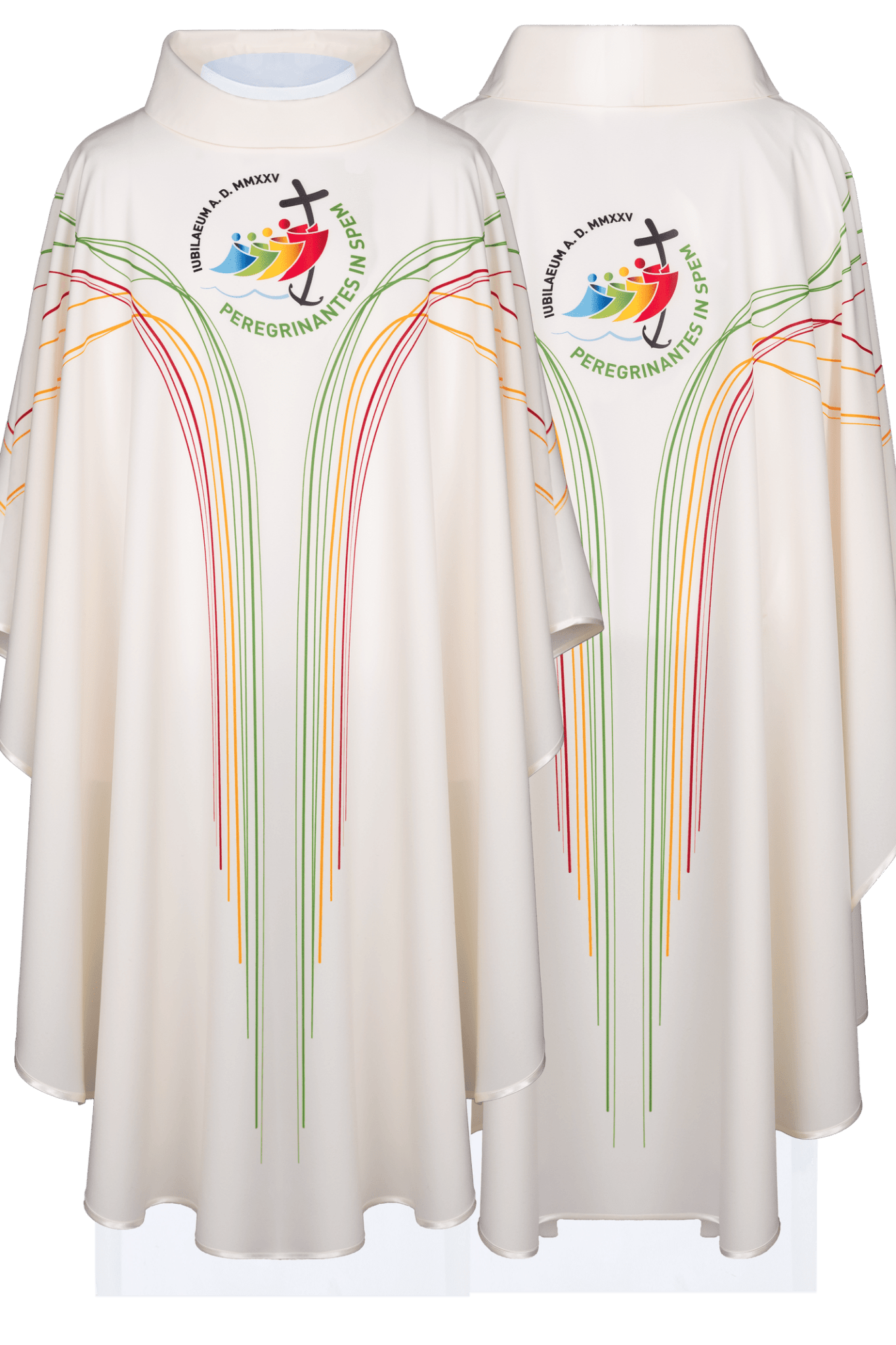 Chasuble with jubilee 2025 printed design JR/011/05/12 - HAFTINAUSA.COM