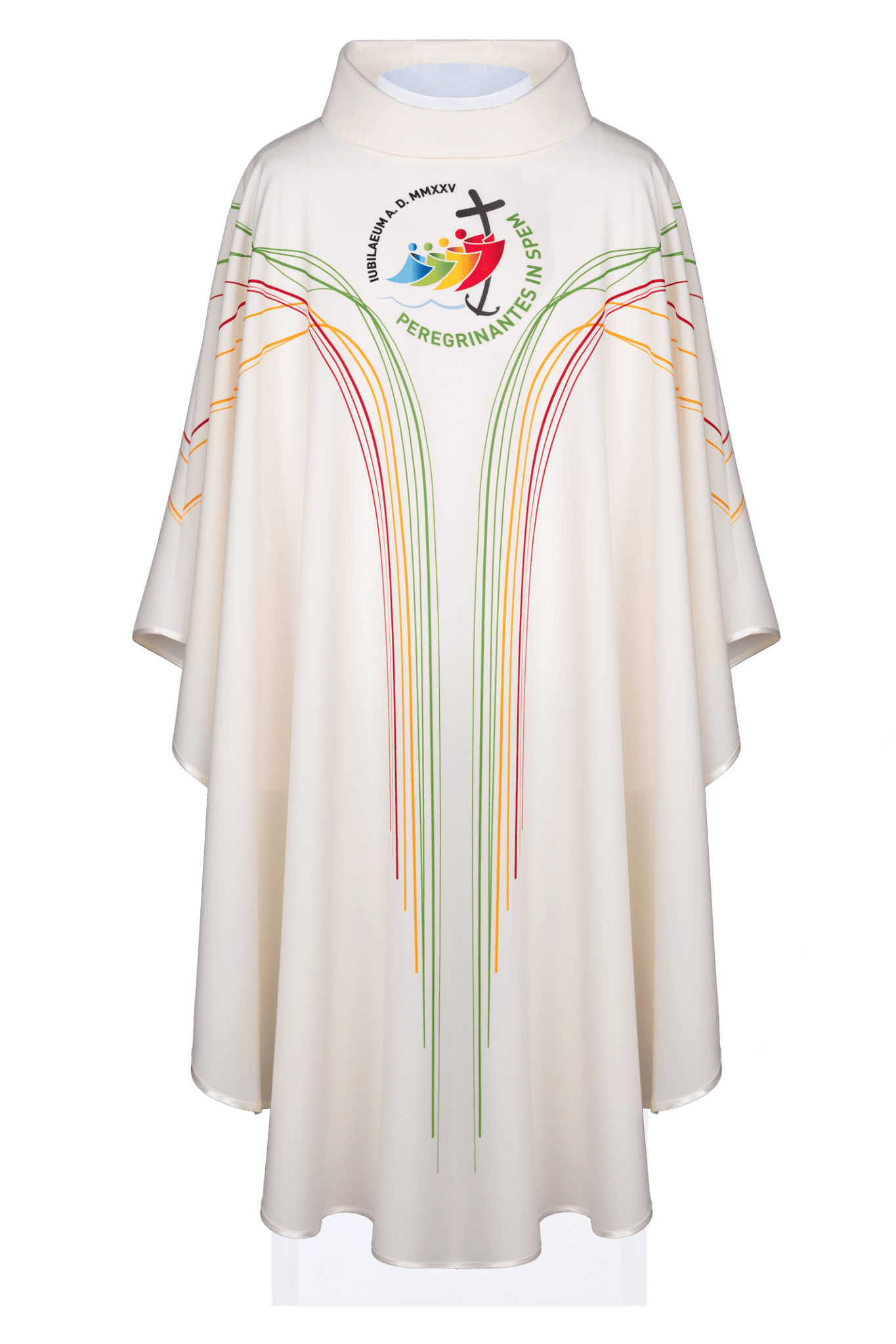 Chasuble with jubilee 2025 printed design JR/011/05/12 - HAFTINAUSA.COM