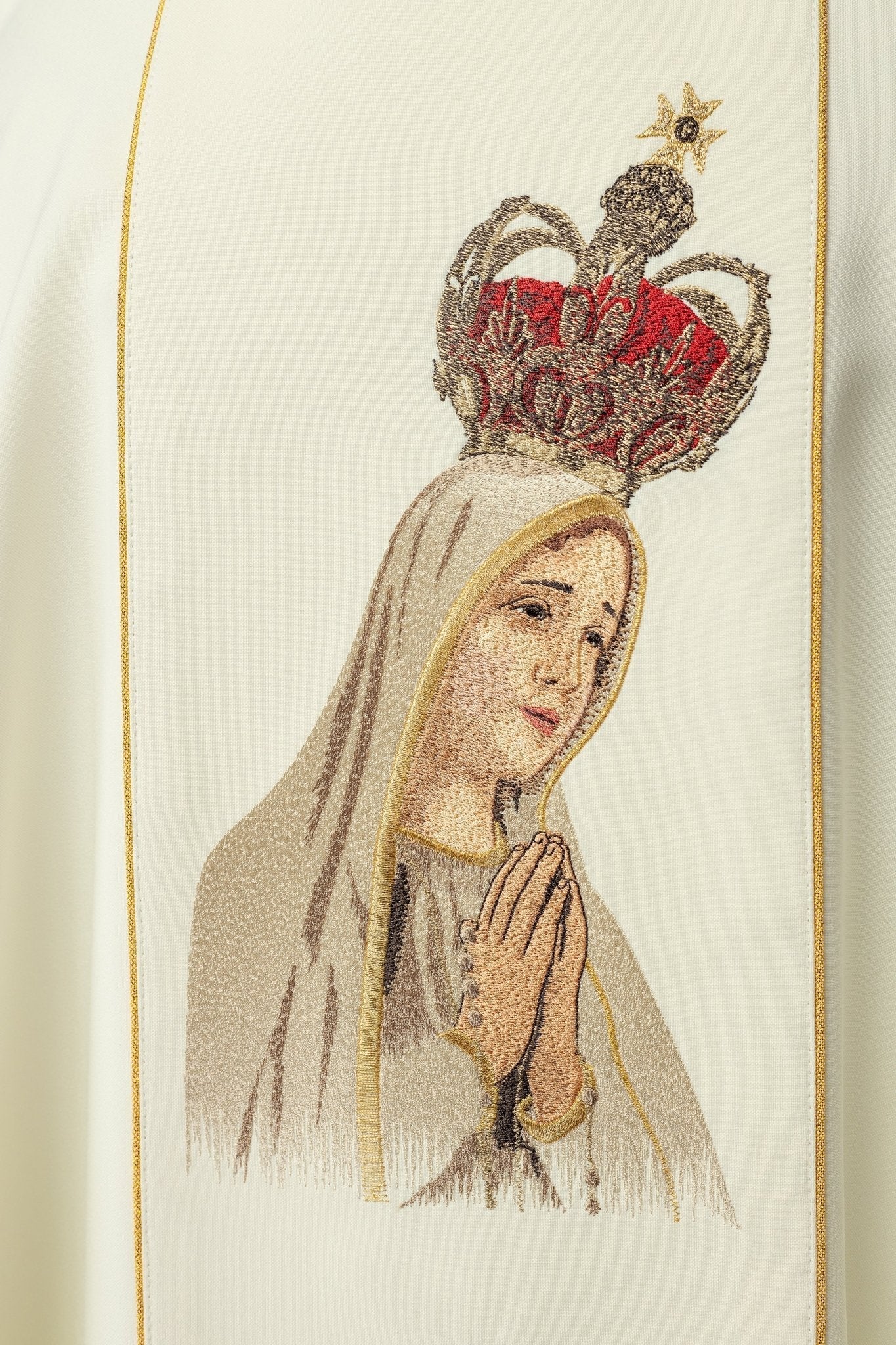 Chasuble with Our Lady of Fatima embroidery KOW2/005/05/01 - HAFTINAUSA.COM