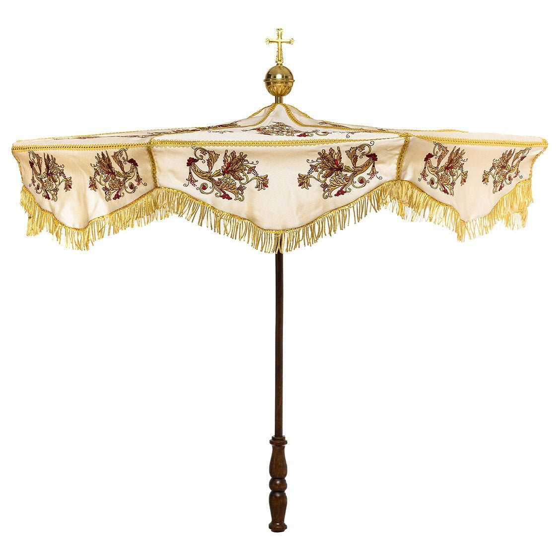 Ecru Processional Umbrella KPP/006/05/20 - HAFTINAUSA.COM