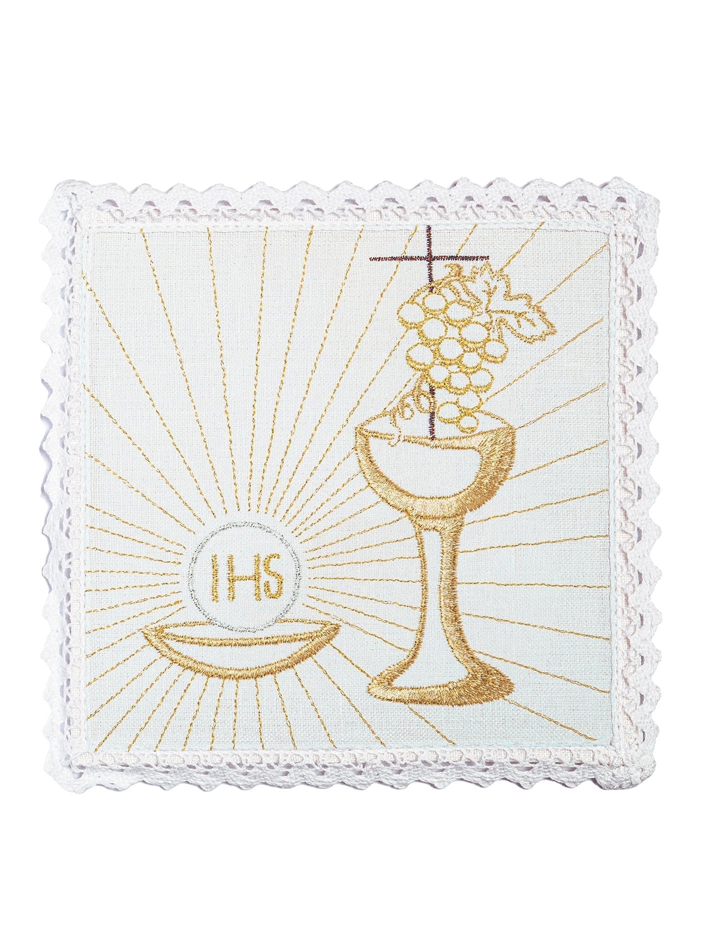 Embroidered altar linen "Chalice" KKL/89 KKL/089 - HAFTINAUSA.COM