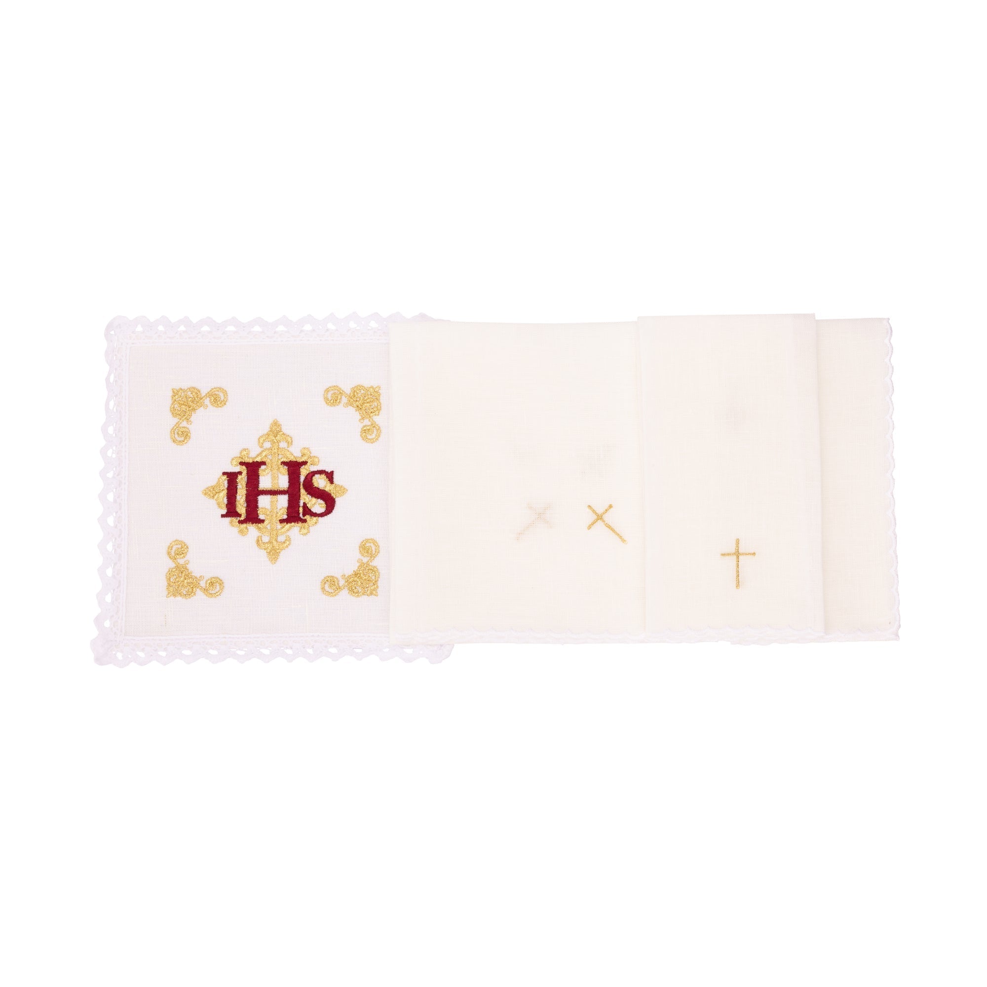 Embroidered altar linens set KKL/157 - HAFTINAUSA.COM