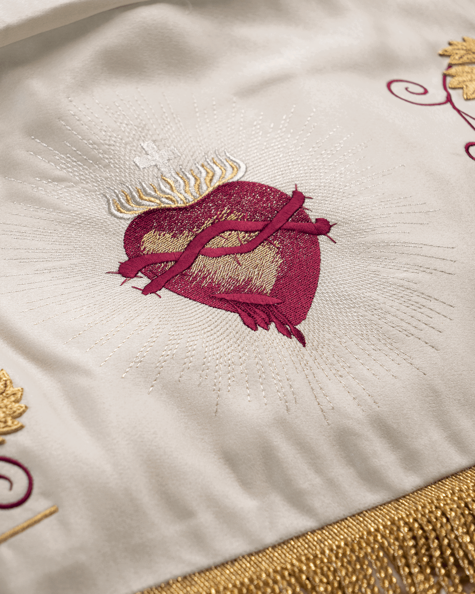 Embroidered Canopy with grape motifs KBA/001 130*160 - HAFTINAUSA.COM