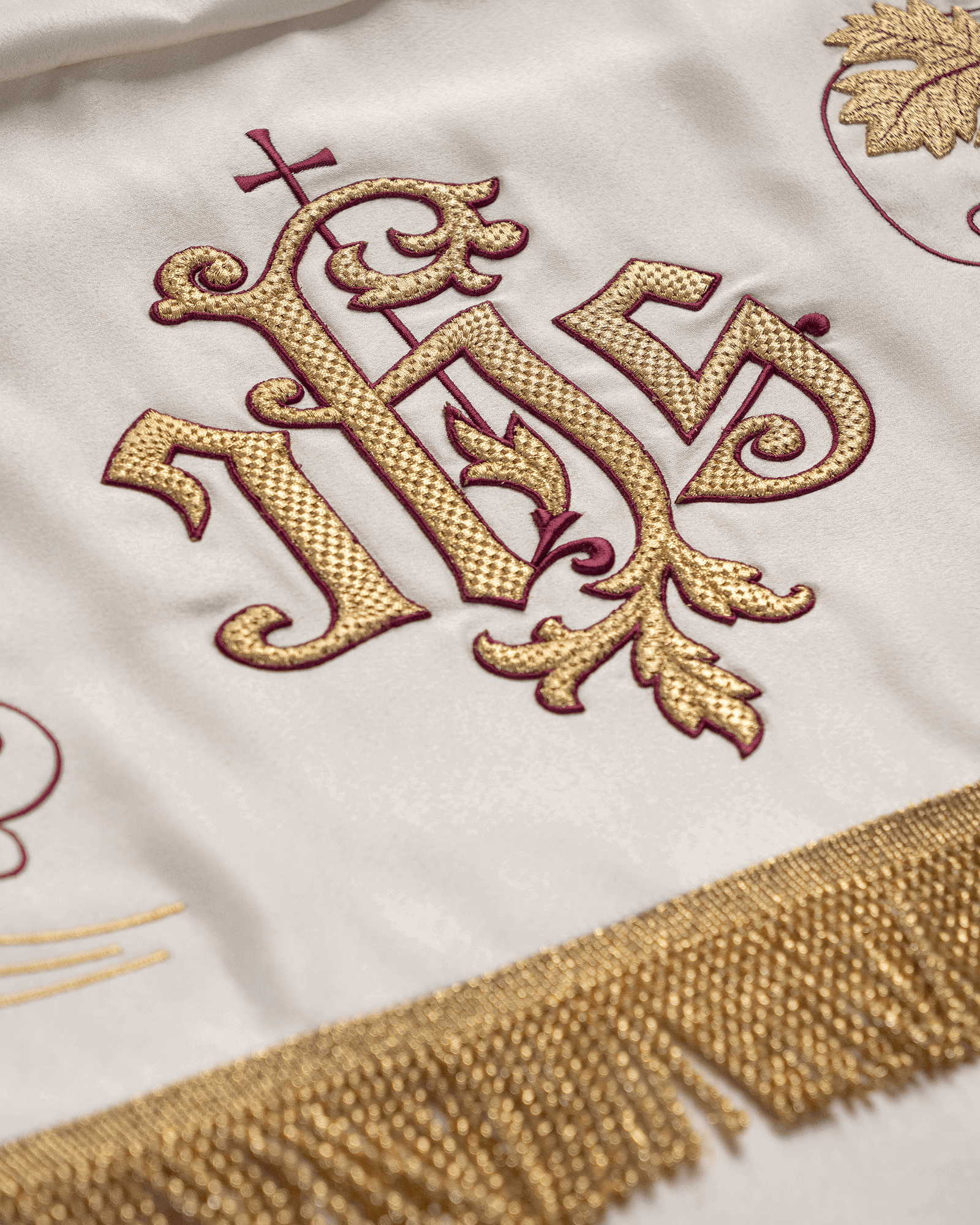 Embroidered Canopy with grape motifs KBA/001 130*160 - HAFTINAUSA.COM