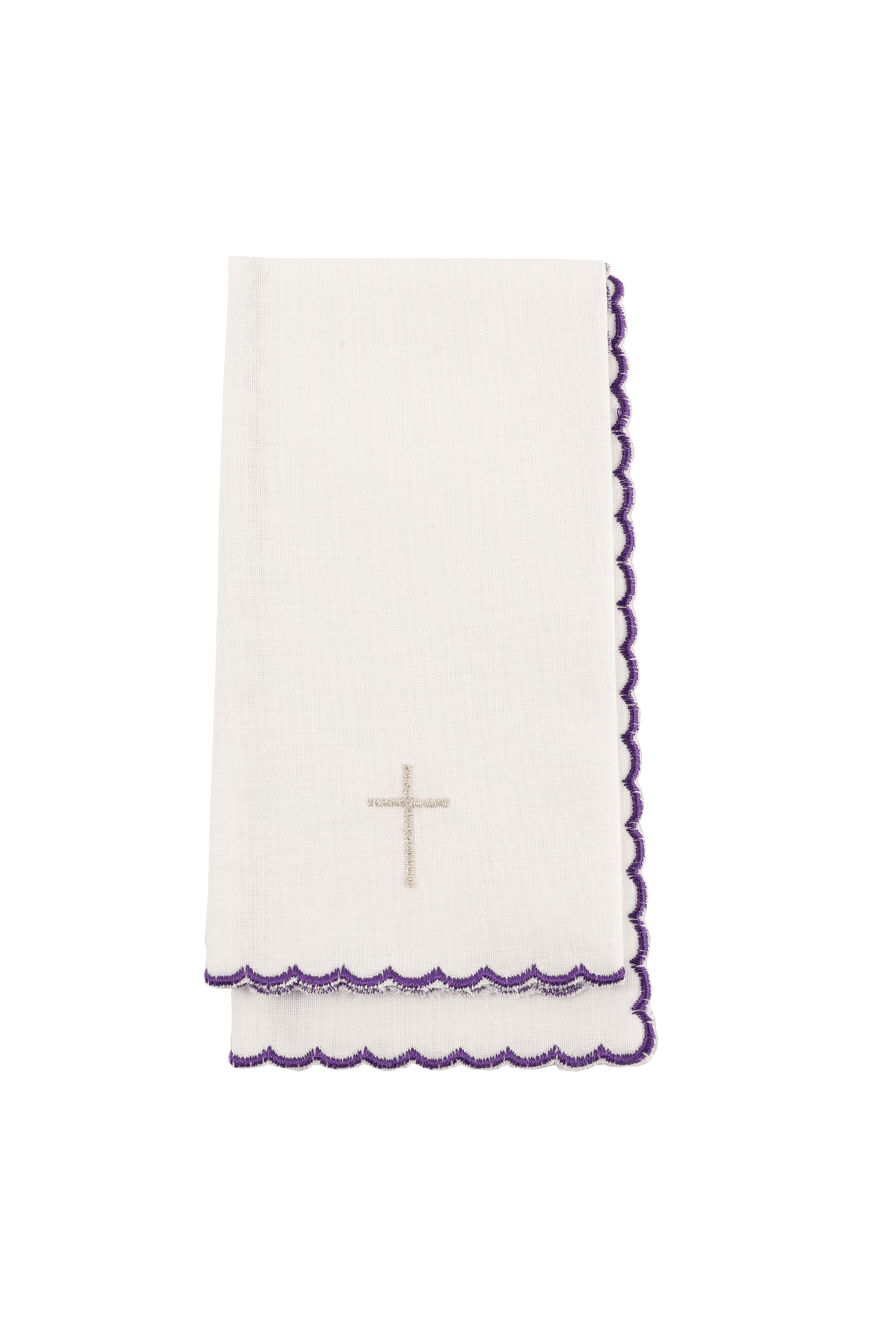 Embroidered chalice linens set Stations of the Cross KDT/5055/03/C2 - CHASUBLES.COM