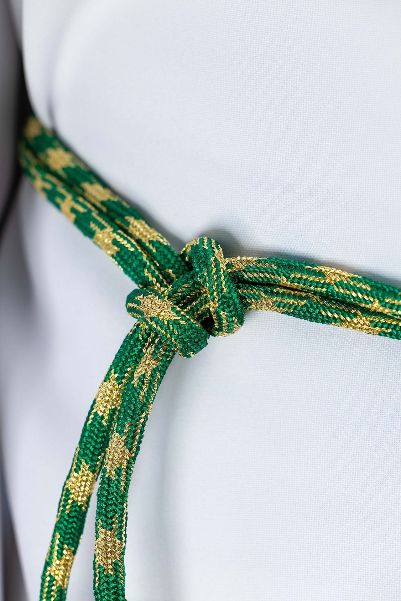 Green - and - gold liturgical cincture CIN/800 - CHASUBLES.COM