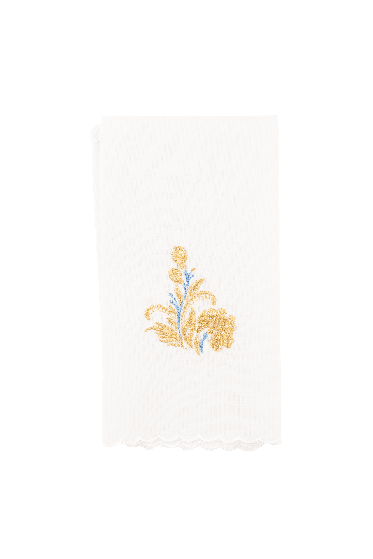 Liturgical chalice linens set with embroidered Marian motif KDT/5043/04 BIAŁY - CHASUBLES.COM