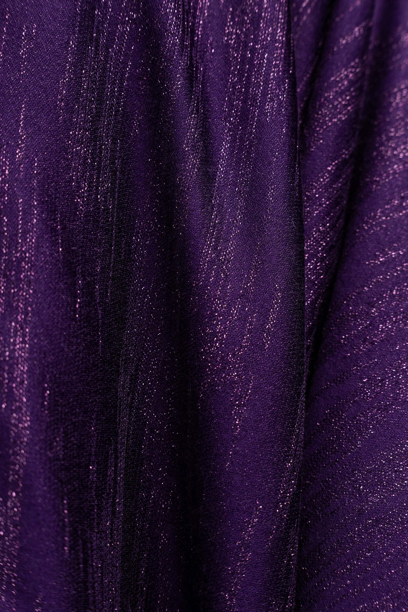 Purple chasuble with an embroidered cross motif and band on decorative fabric LE/7034/03 - CHASUBLES.COM