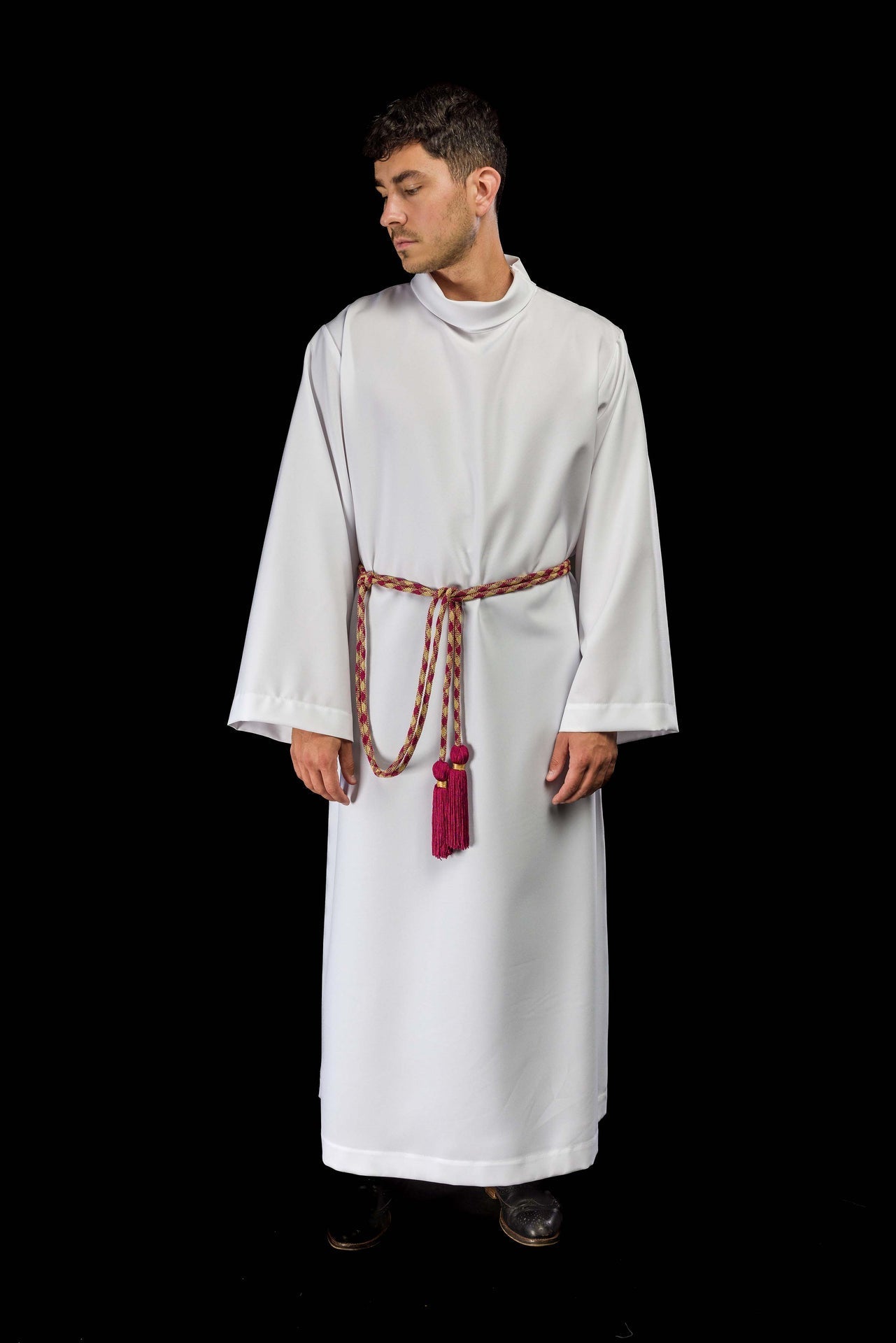Red and Gold Liturgical Cincture Premium CIN/807 - CHASUBLES.COM