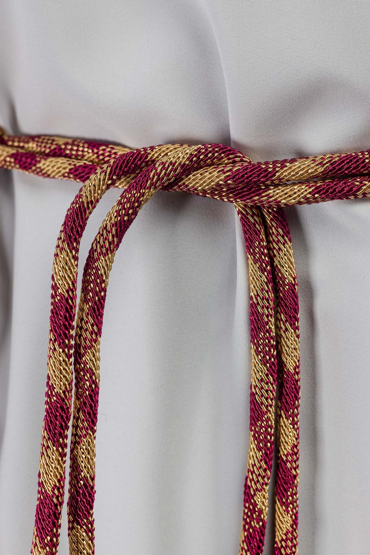 Red and Gold Liturgical Cincture Premium CIN/807 - CHASUBLES.COM
