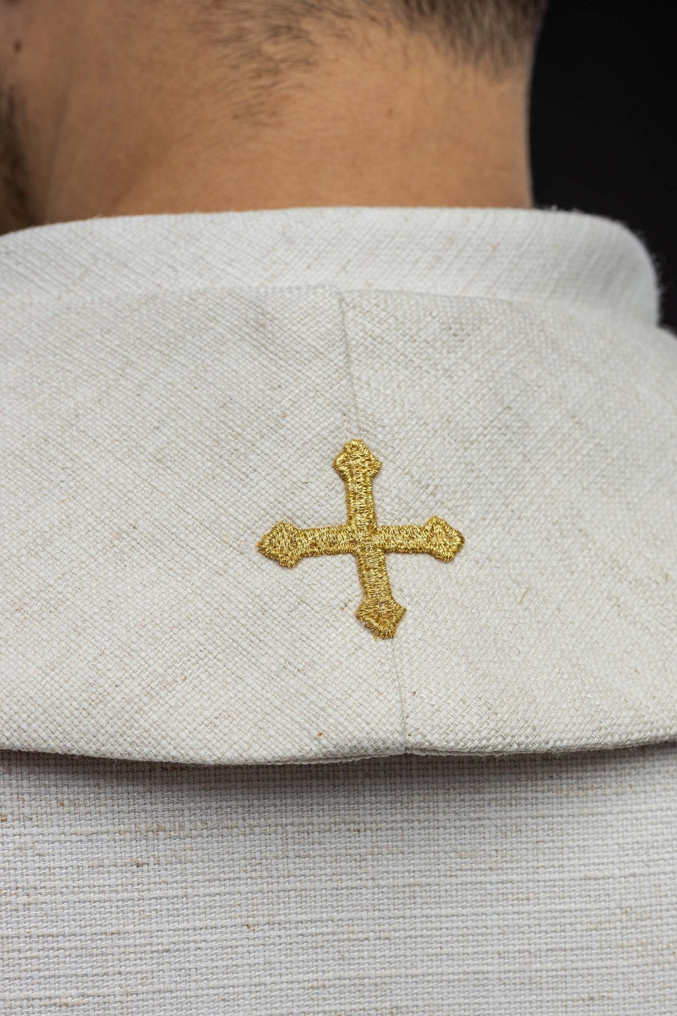 Stole embroidered with the image of Jesus the Good Shepherd with a Lamb KSW2/009/05/49 - HAFTINAUSA.COM