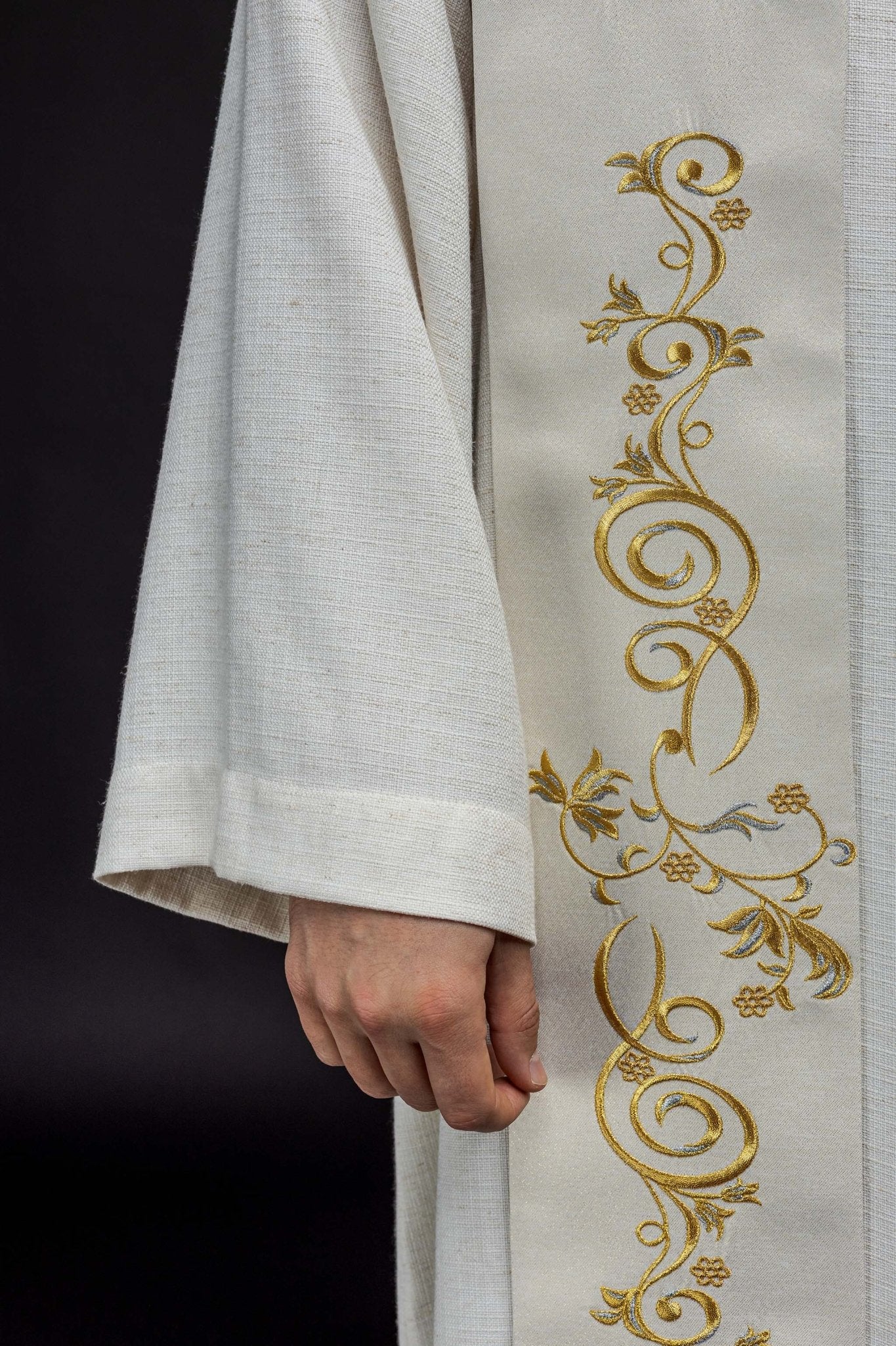 Stole embroidered with the image of St. Florian KSW2/008/05/54 - HAFTINAUSA.COM