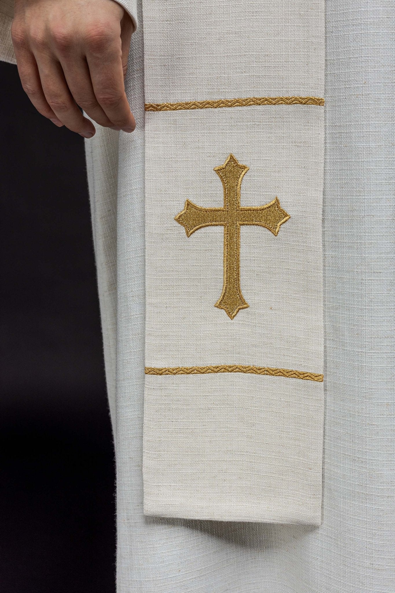 Stole embroidered with the image of the Merciful Jesus KSW2/010/05/49 - HAFTINAUSA.COM