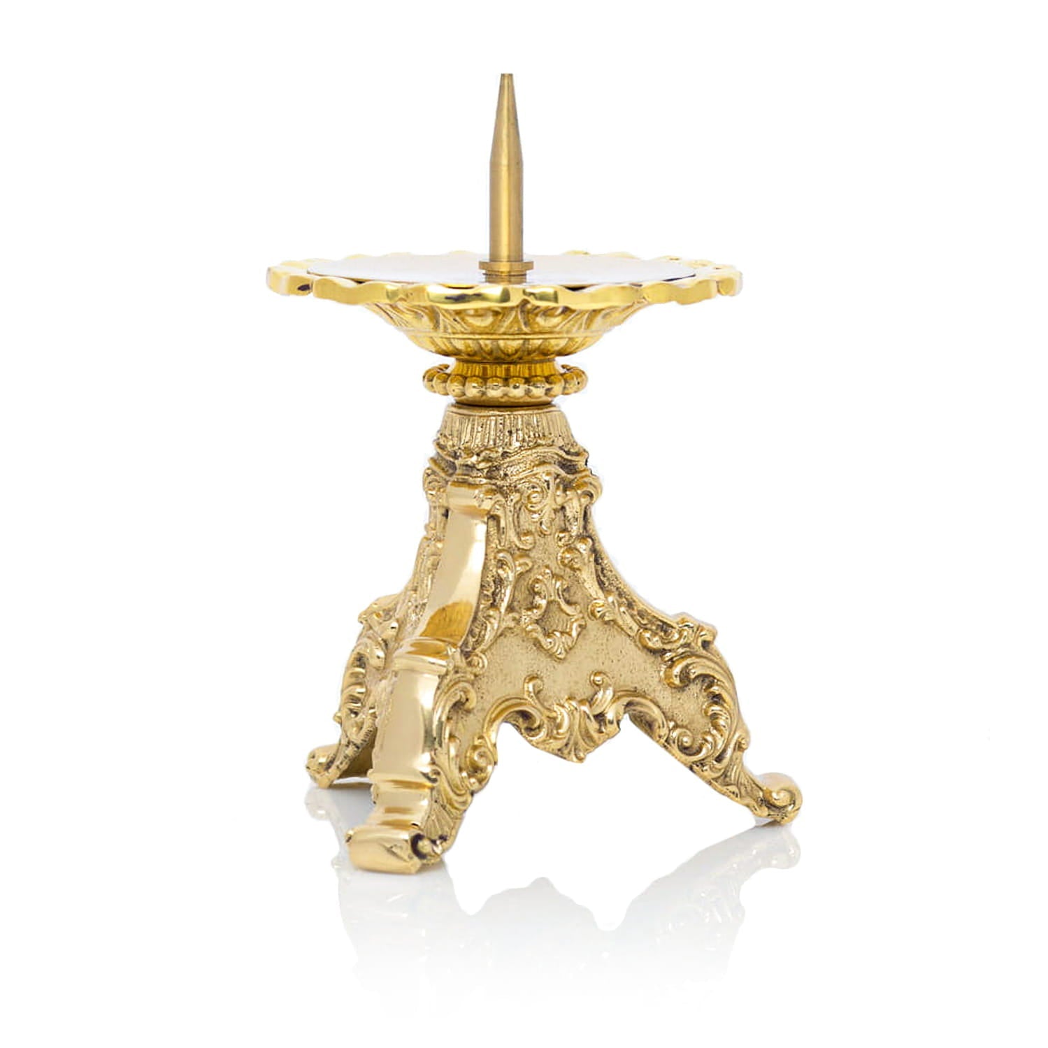 Candlestick – brass – 12 cm