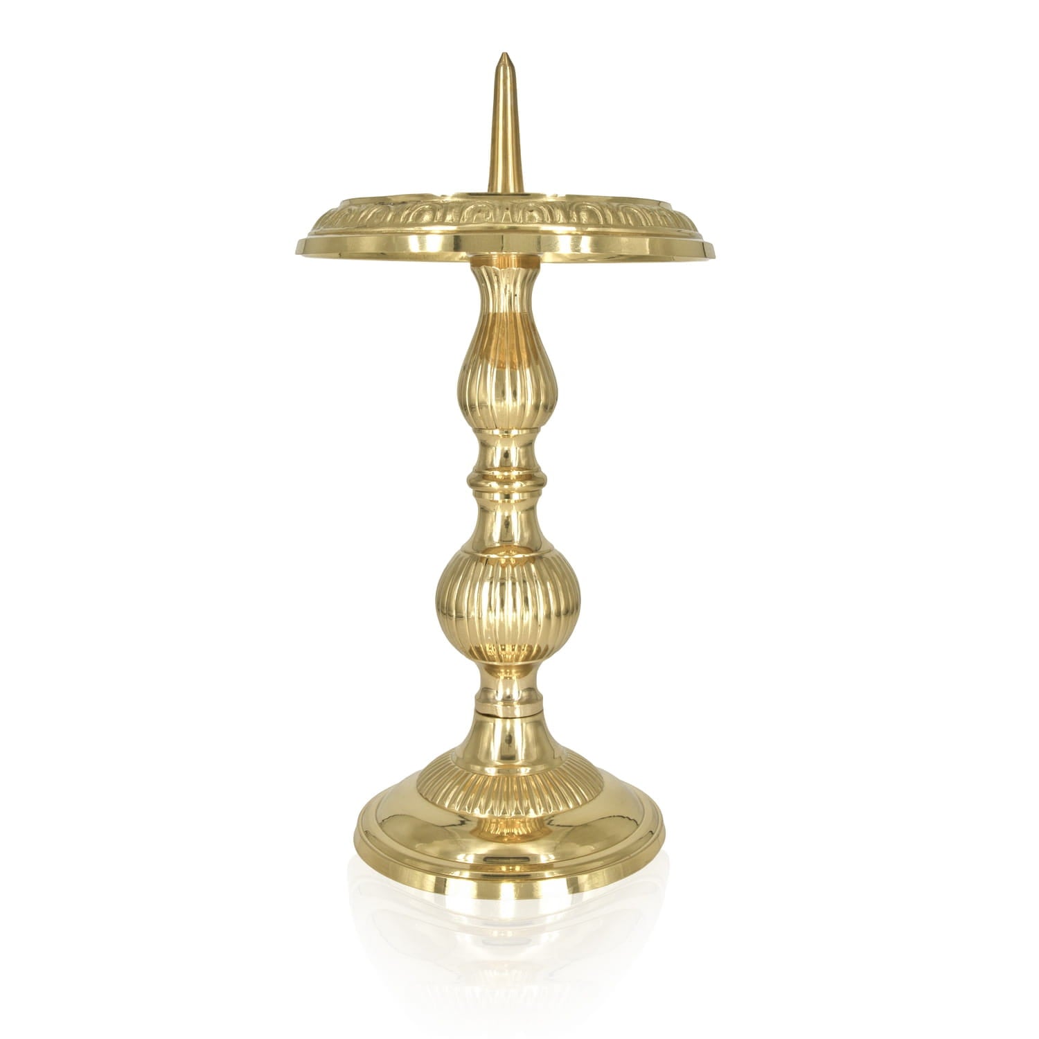 Candlestick – Brass – 20 cm (≈ 7.9 in) - CHASUBLES.COM
