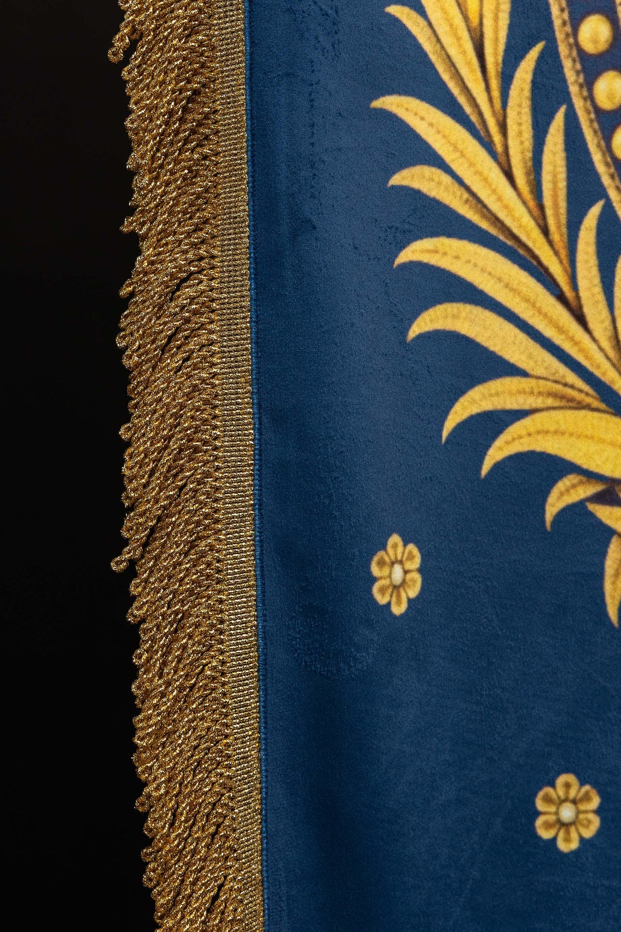 Double-Sided Printed Liturgical Banner with Our Lady of the Assumption and Marian Monogram
