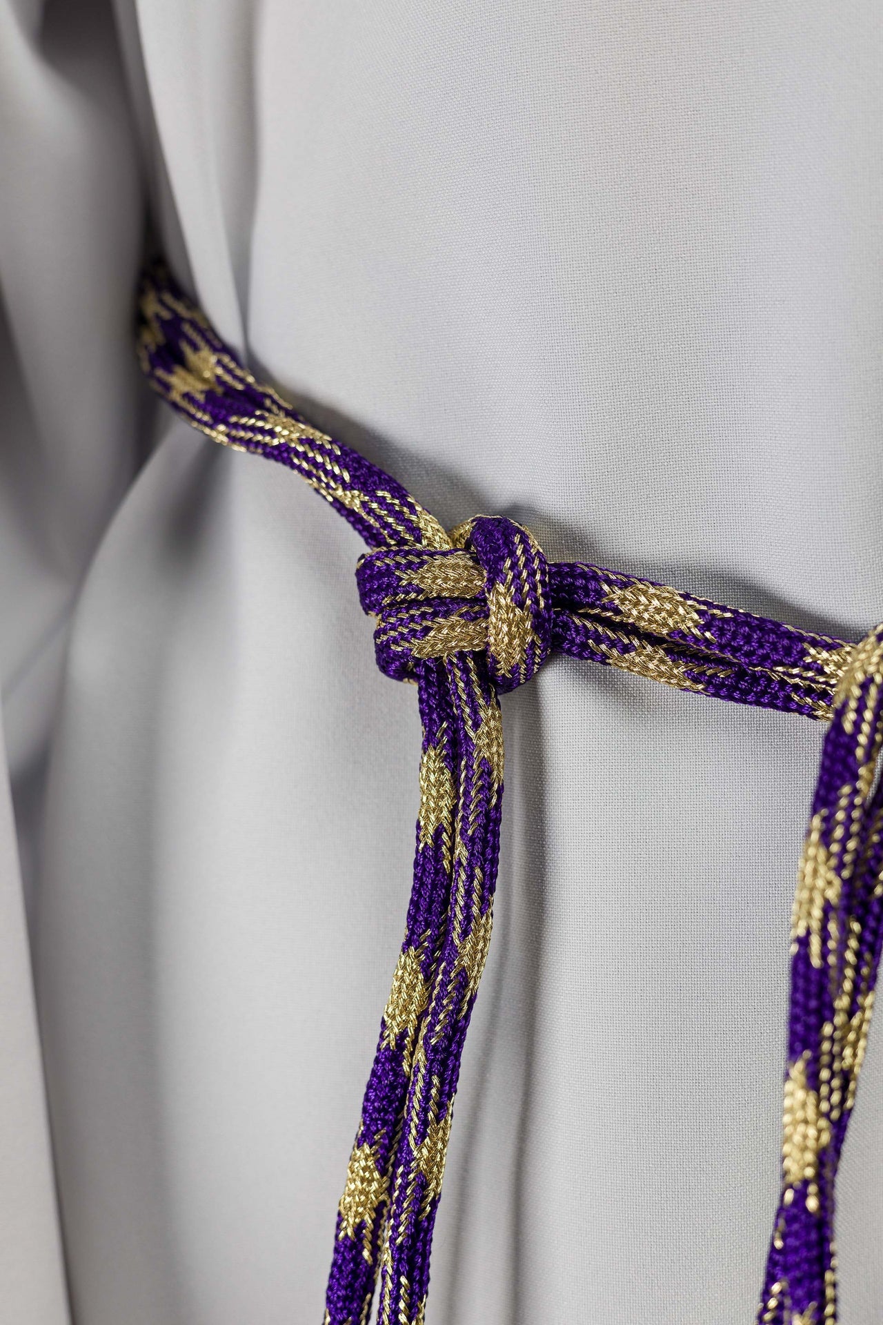 Purple and Gold Liturgical Cincture - CHASUBLES.COM