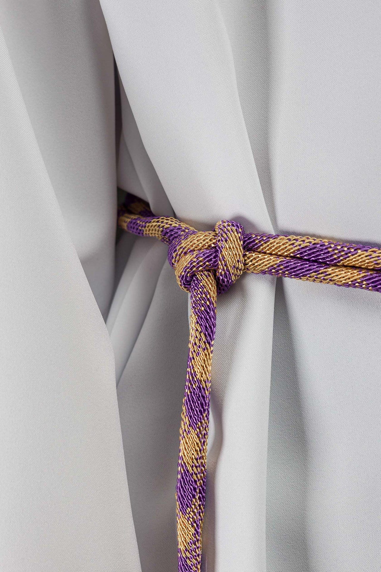 Purple and Gold Liturgical Cincture Premium - CHASUBLES.COM