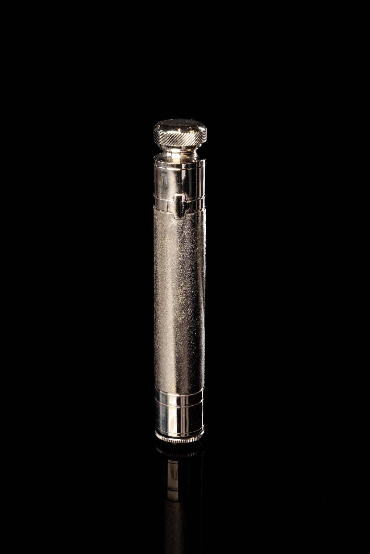 Metal Aspergillum with Case, 6.75 in (17 cm)