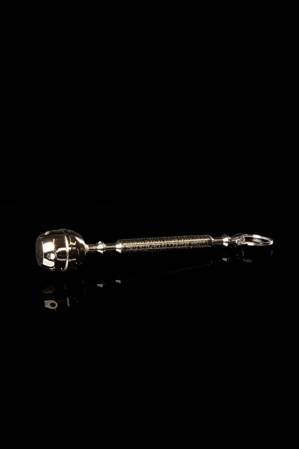 Metal Aspergillum with Head and Handle, 6.75 in (17 cm)