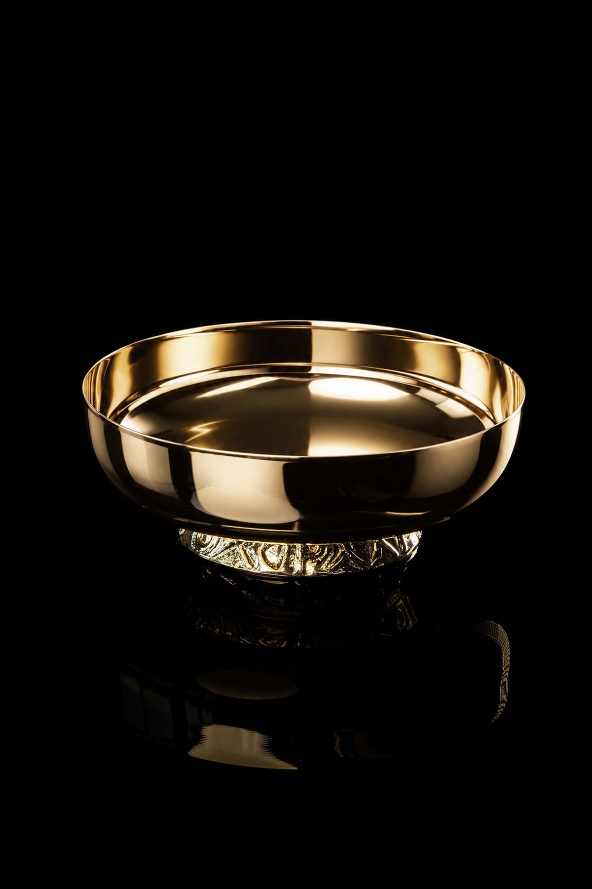 Pozłacana patena liturgiczna 16cm