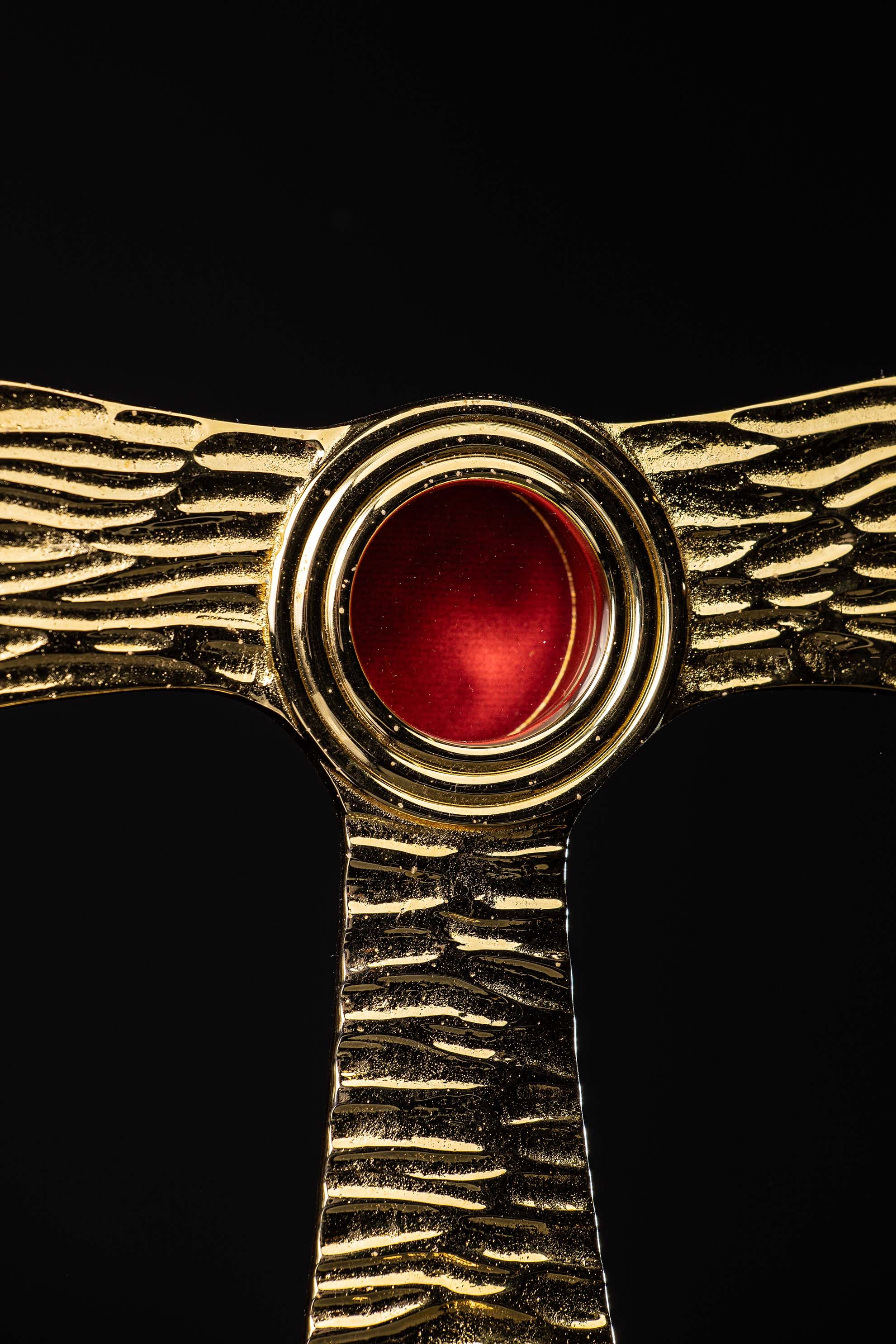 Reliquary - cross - Tau - brass