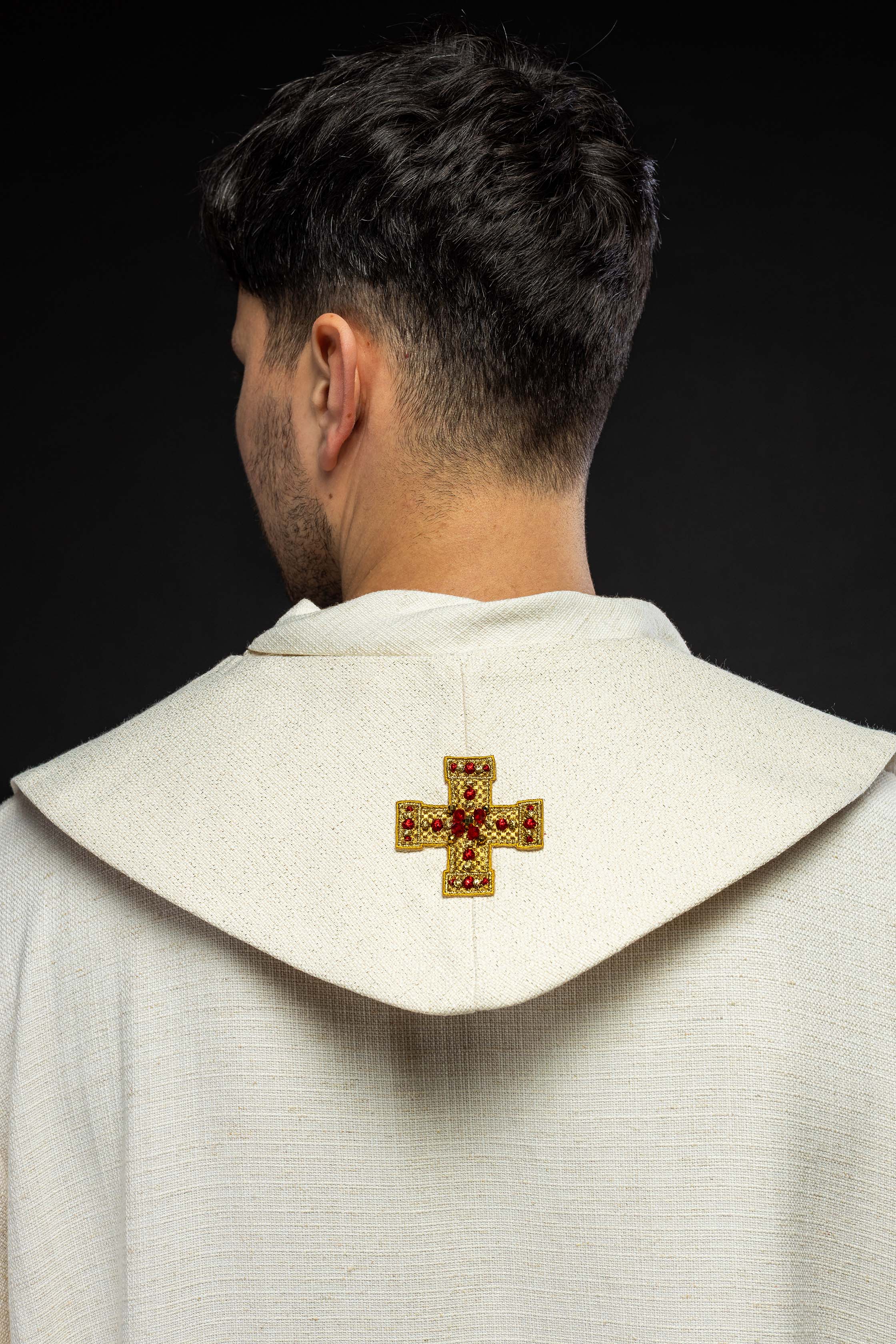 Handmade Stole with Natural Stones Handmade 2011 - CHASUBLES.COM